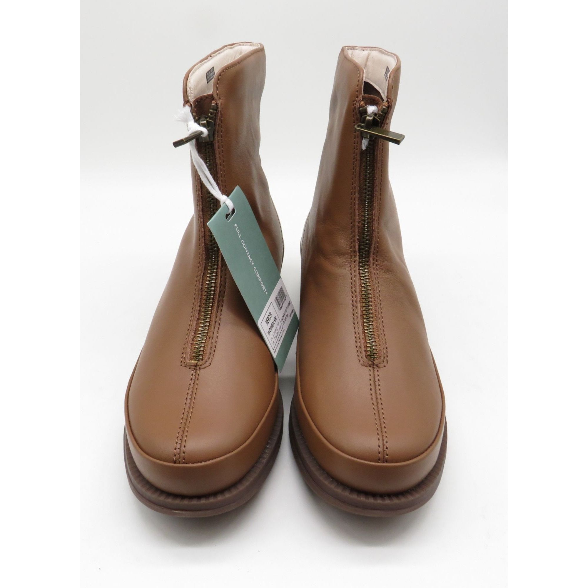 Other Waco Shoe Company Womens Mercer Tan Zip-Up Ankle Boots Size Size US 9 / IT 39 - 3 Thumbnail