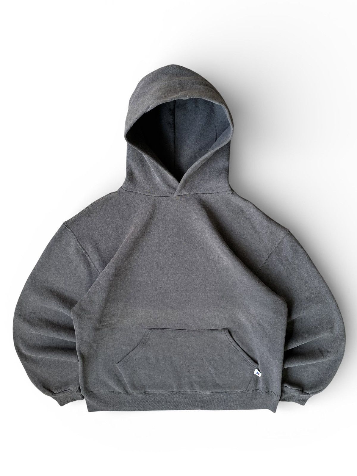 Russell Athletic Vintage 1990’s Russell Athletic Slate Grey Blank Hoodie Size US L / EU 52-54 / 3 - 1 Thumbnail