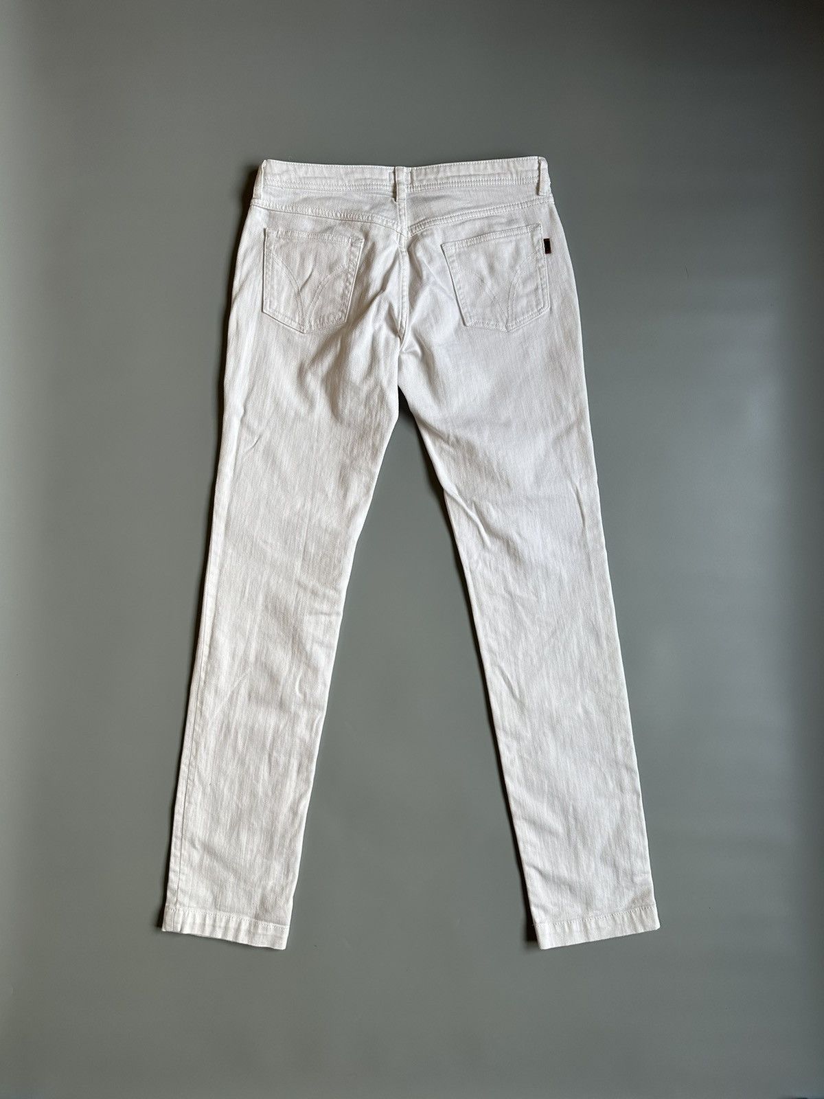 Dolce & Gabbana Vintage Dolce & Gabbana Women White Tight Fit Jeans Size 29 Size 29" - 1 Thumbnail