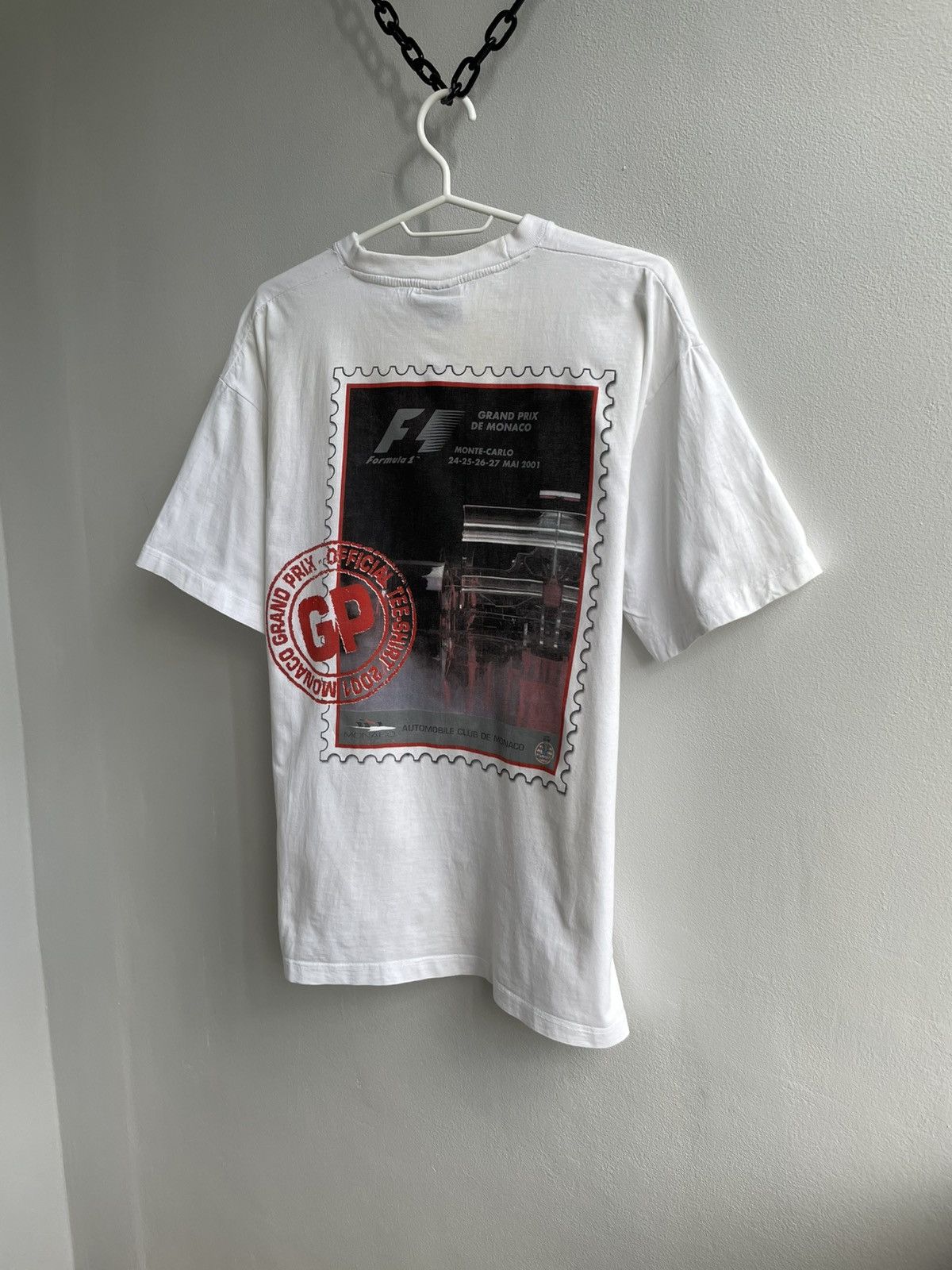 Formula 1 Vintage Monaco Grand Prix 90s 2001 T Shirt Tee Formula 1 F1 Size US XL / EU 56 / 4 - 2 Thumbnail