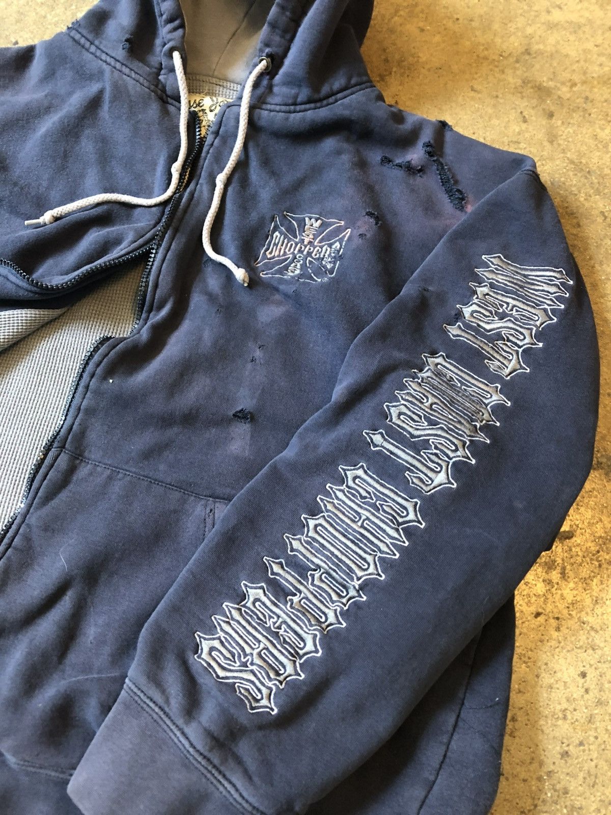 West Coast Choppers Insane vintage west coast choppers thermal lined hoodie Size US XL / EU 56 / 4 - 3 Thumbnail