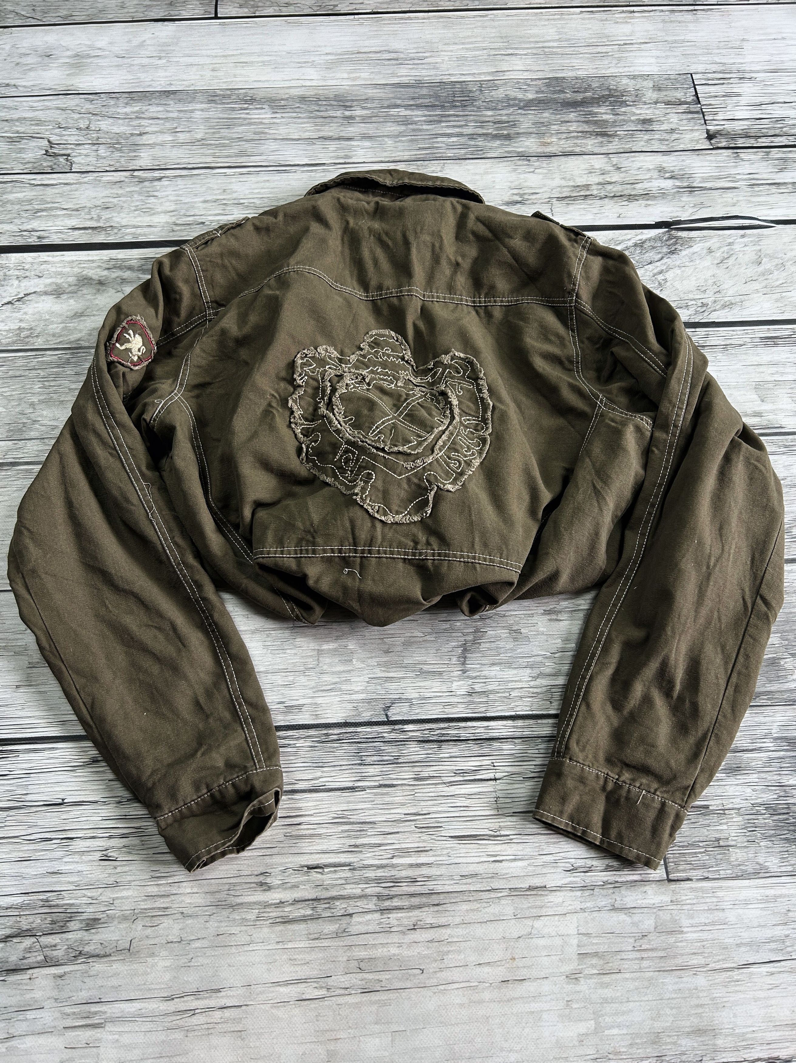 Japanese Brand × Vintage Vintage Rick Owens Balenciaga Style Denim Cargo Jacket 90s Size US XL / EU 56 / 4 - 2 Thumbnail