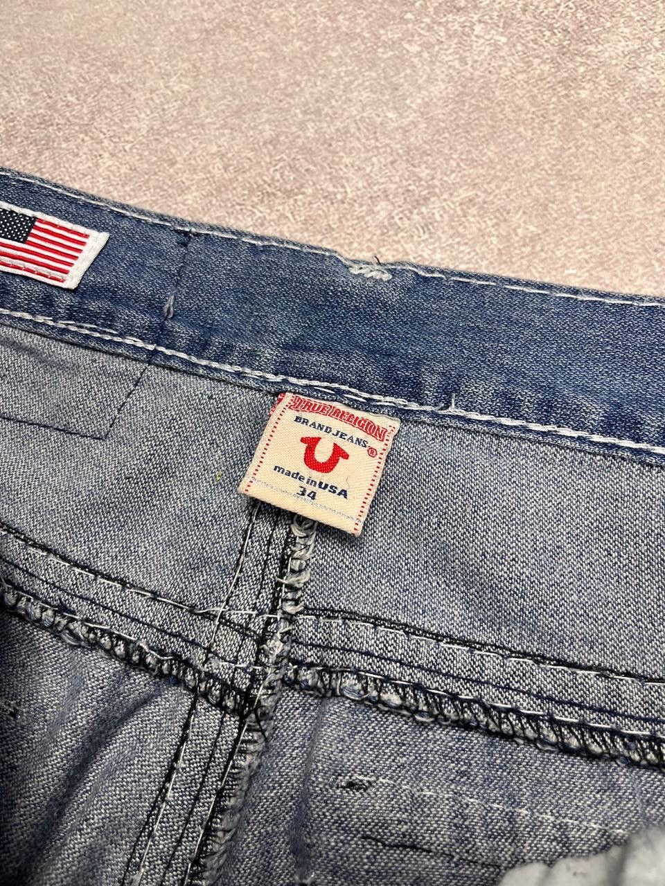 Other QUICK SALE⚡️VINTAGE TRUE RELIGION BAGGY FLARED JEANS Y2K 34 Size US 34 / EU 50 - 7 Thumbnail