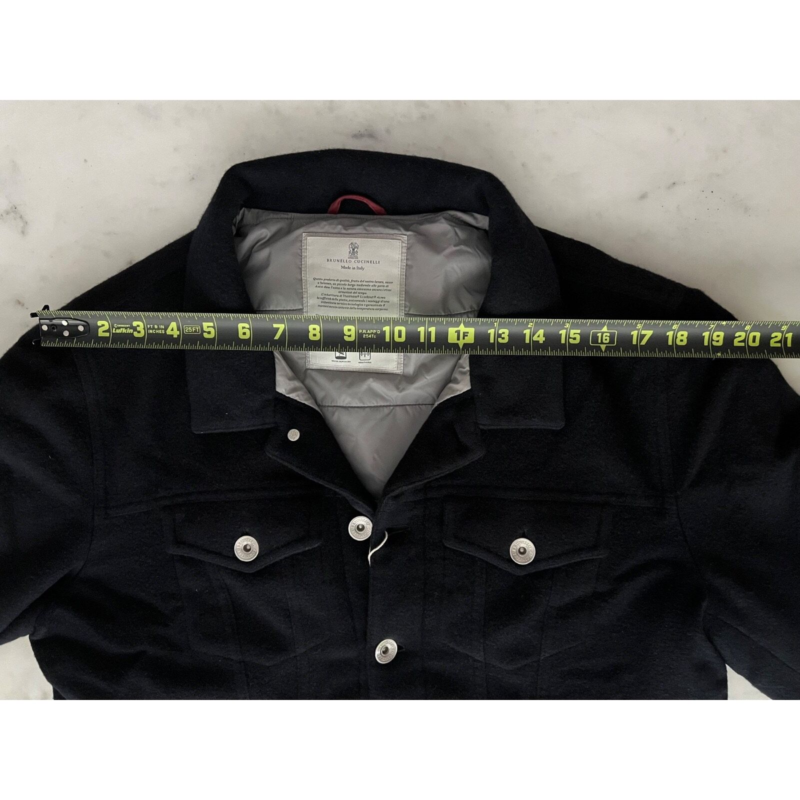 Brunello Cucinelli $7000 Brunello Cucinelli Blue Cashmere Trucker Jacket Medium Size US M / EU 48-50 / 2 - 10 Thumbnail