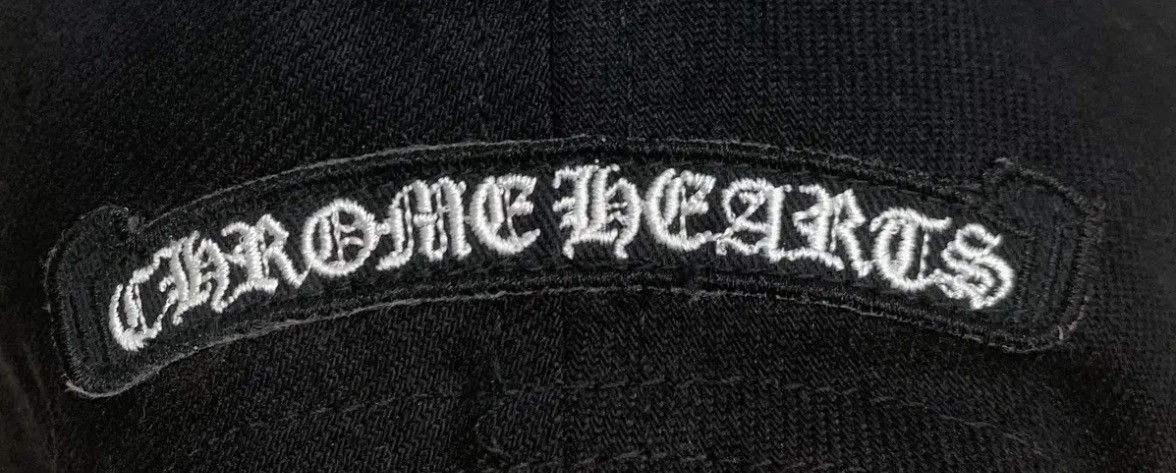 Chrome Hearts Vine Dagger Denim Baseball Hat Size ONE SIZE - 7 Thumbnail