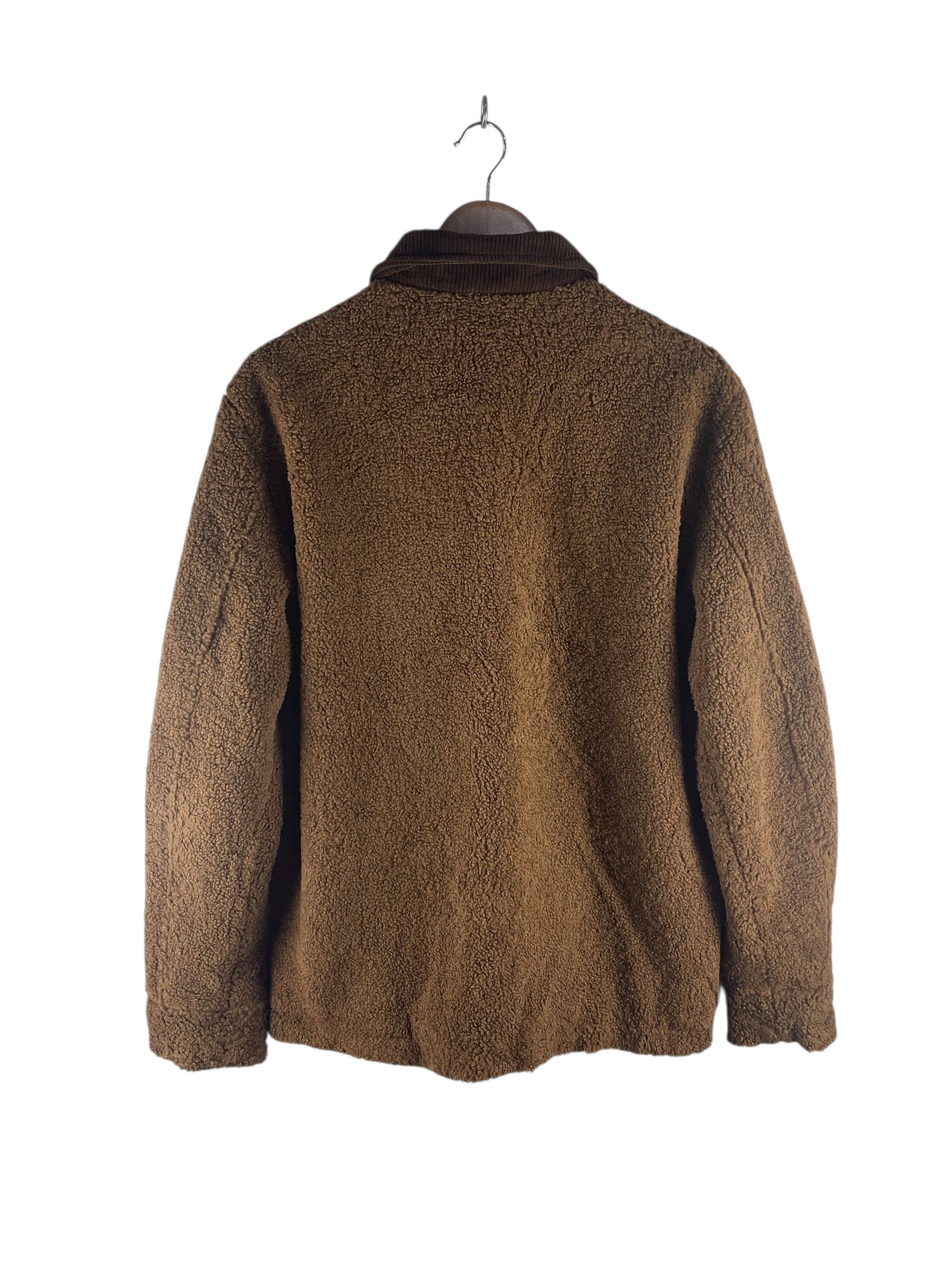 Zara Zara Sherpa Button Brown Fleece Jacket Size US M / EU 48-50 / 2 - 2 Thumbnail