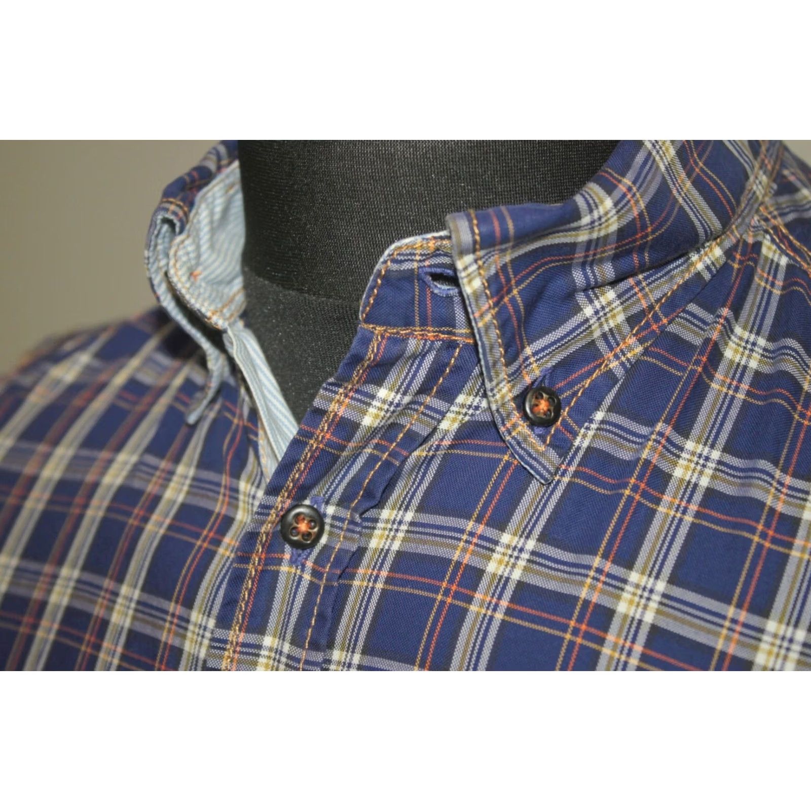Vintage Stenstroms mens M check Shirt Multicoloured Size US M / EU 48-50 / 2 - 2 Thumbnail