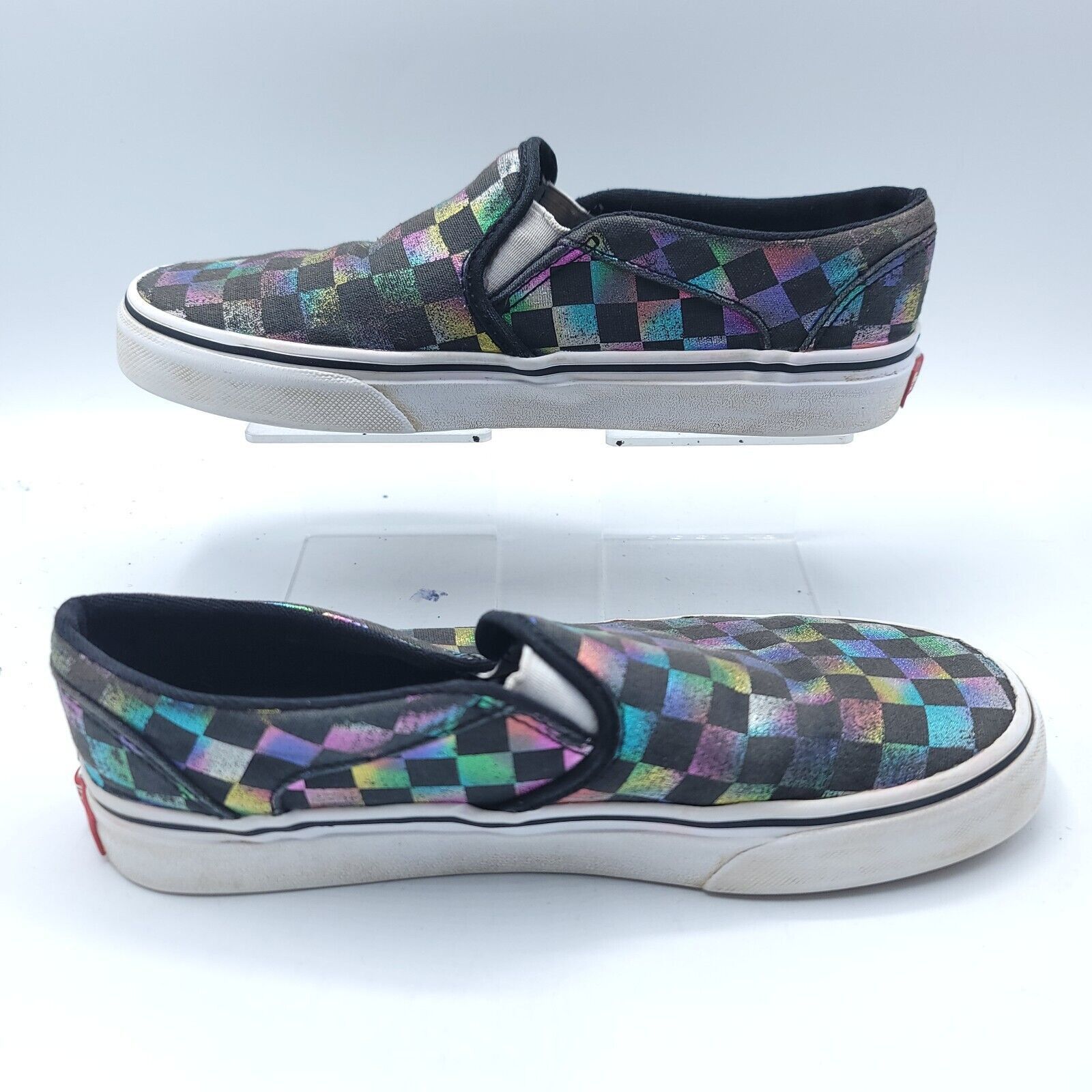 Vans Vans Off the Wall Shoe Womens Size 6.5 500714 Multi Black Size US 6.5 / IT 36.5 - 7 Thumbnail