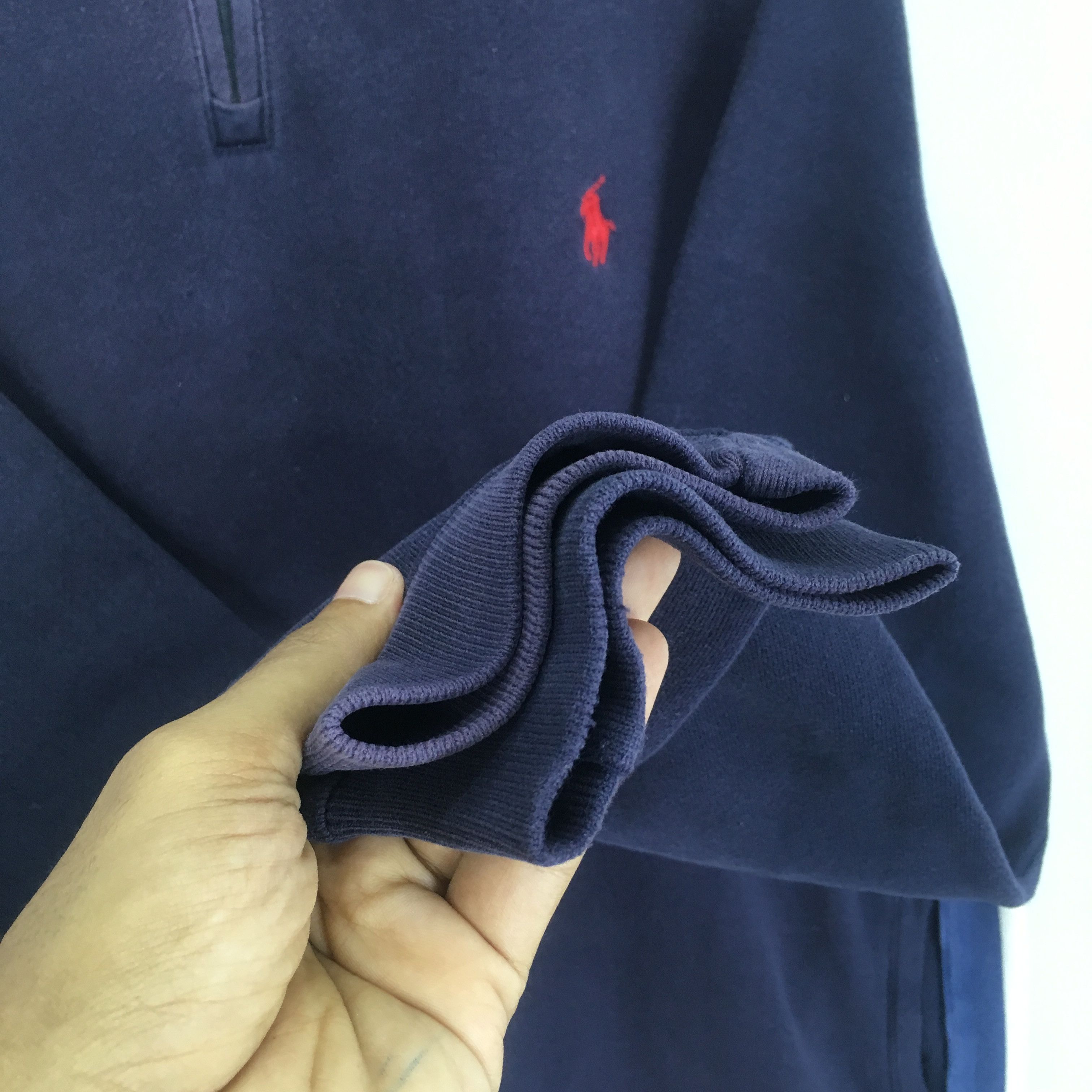 Polo Ralph Lauren Vintage 90's Polo Ralph Lauren Blue Sweatshirt - 1157 -- Size US L / EU 52-54 / 3 - 8 Thumbnail