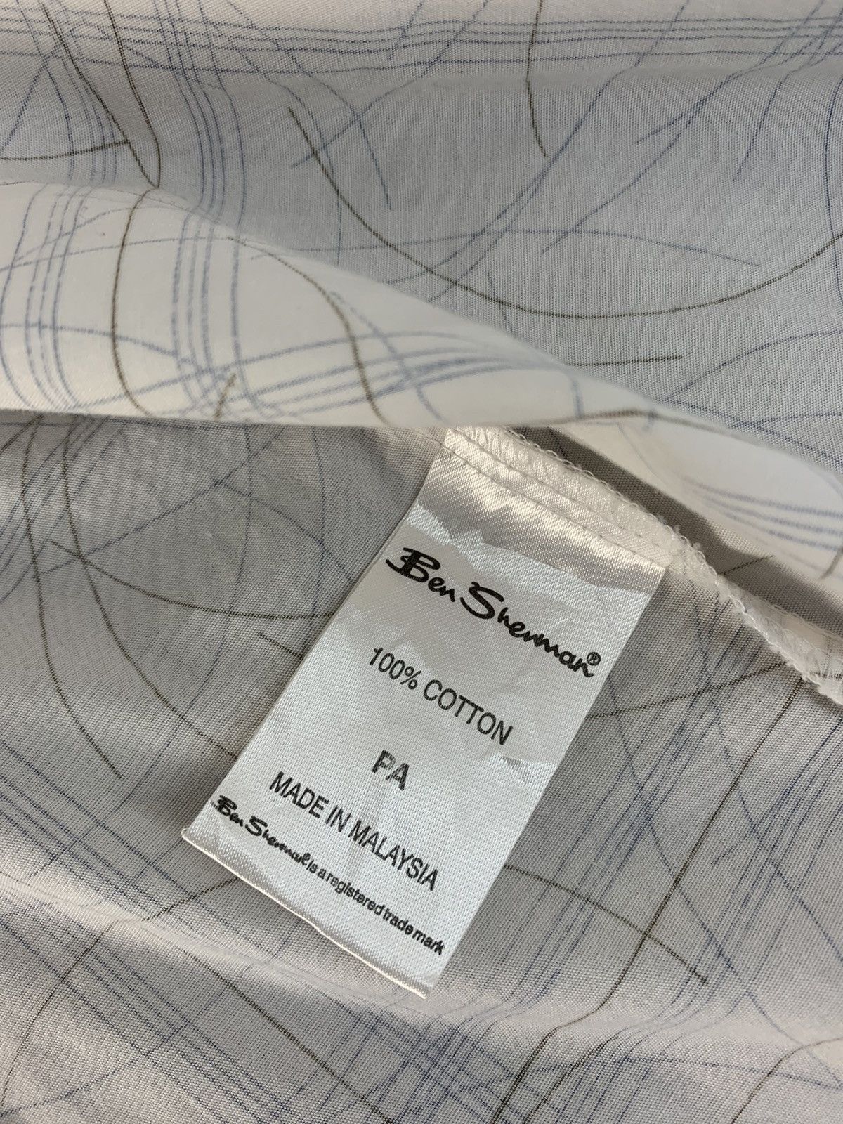 Ben Sherman The Original Ben Sherman Checked Geometry Button Up Shirt Size US XXL / EU 58 / 5 - 8 Thumbnail