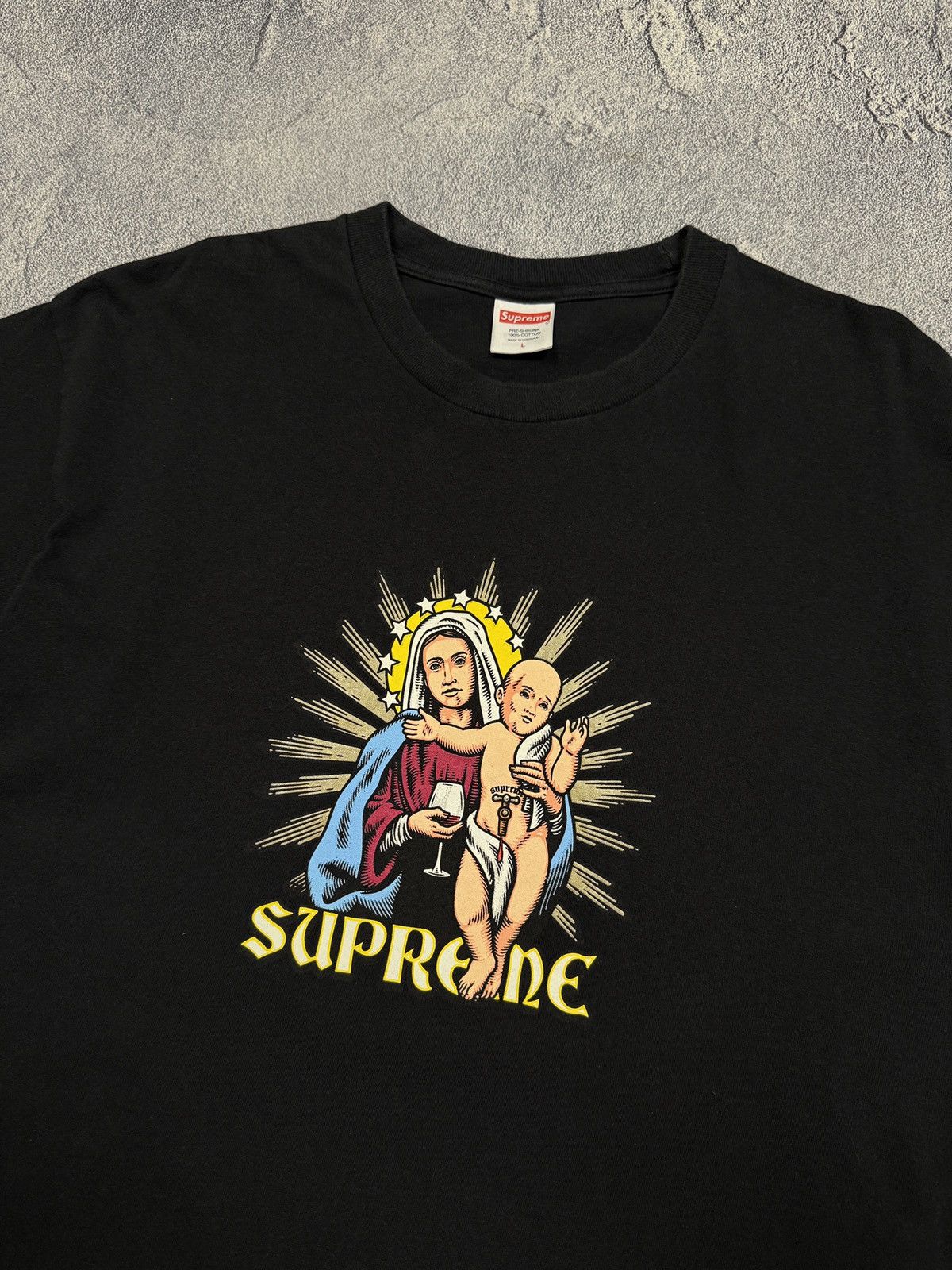 Supreme Crazy Supreme Blood Tee Black Size US L / EU 52-54 / 3 - 3 Thumbnail