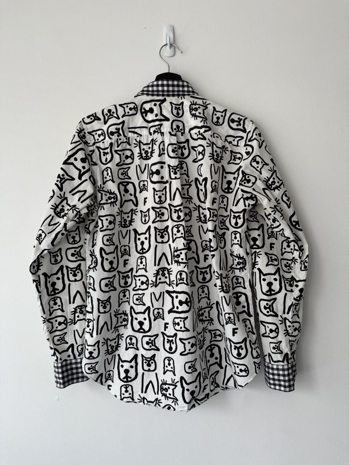 Comme des Garcons Black AD2013 Painted Cat Shirt Size US M / EU 48-50 / 2 - 3 Thumbnail