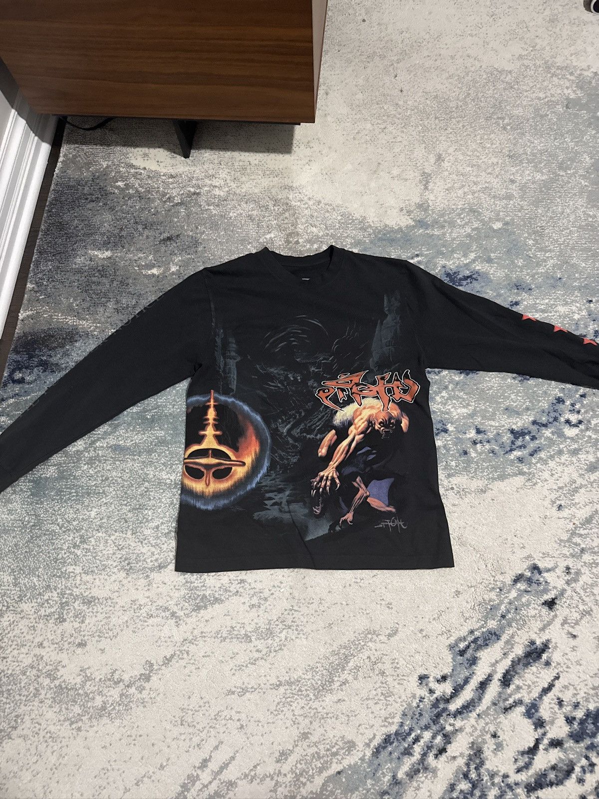 Travis Scott Travis Scott Utopia Circus Maximus 2023 tour L/S tee Size US M / EU 48-50 / 2 - 1 Thumbnail