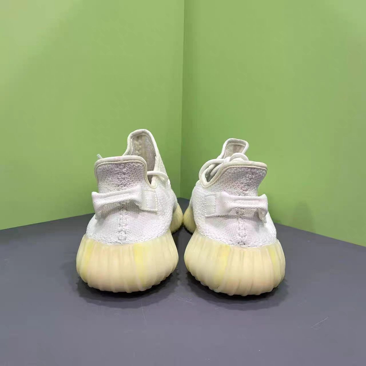 Adidas Adidas Yeezy350 Pure White Ice Cream K15 Size US 13 / EU 46 - 6 Thumbnail