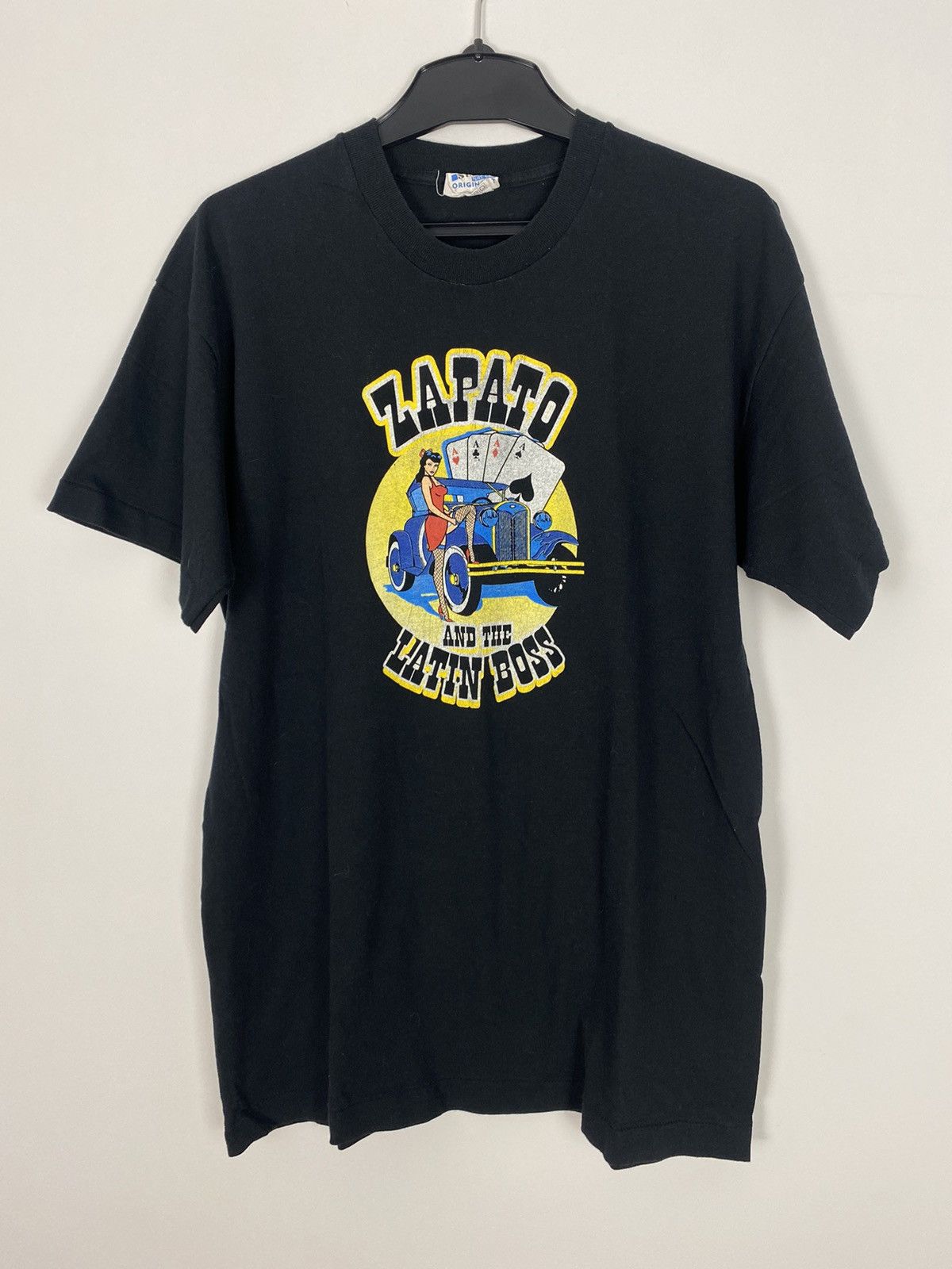 Vintage Zapato and the Latin Boss Screen Stars Vintage t-Shirt L 90s Size US L / EU 52-54 / 3 - 8 Thumbnail