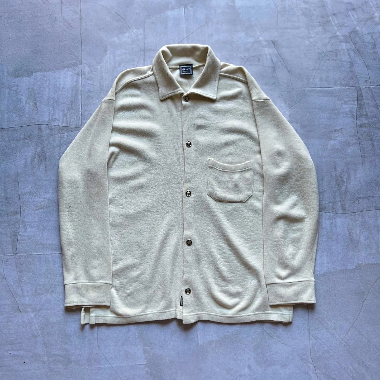 Versace Jeans Couture vintage Versace Jeans Couture Medusa shirt long sleeve 90s Size US XL / EU 56 / 4 - 1 Thumbnail