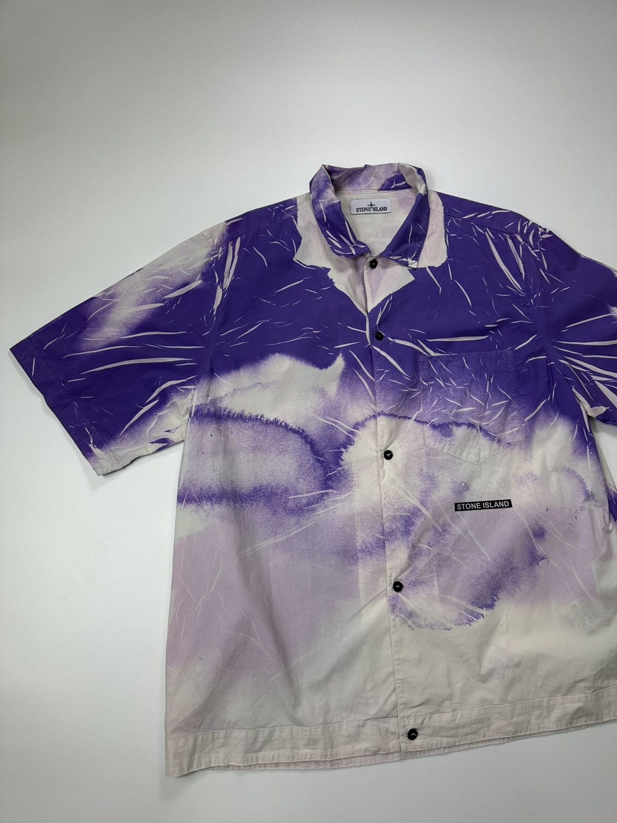 Stone Island Stone Island Abstract Print Shirt XL Size Men's Purple Size US XL / EU 56 / 4 - 3 Thumbnail