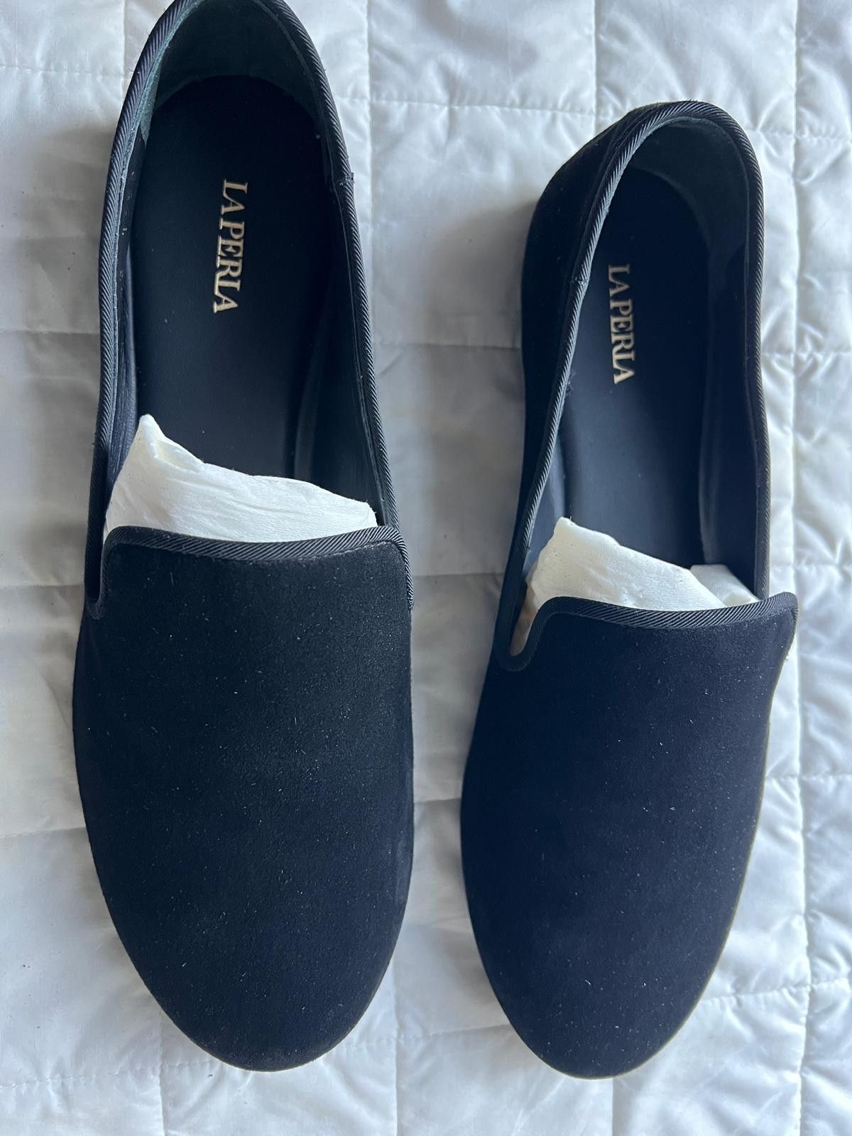 Giuseppe Zanotti La Perla Black Suede Loafers Giuseppe Zanotti x La Perla Size US 8.5 / EU 41-42 - 6 Thumbnail