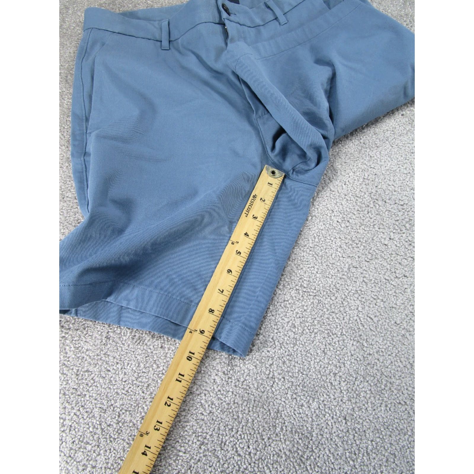 Everlane Everlane Uniform Chino Shorts Men 34 Blue Slim Fit Cotton Spandex Casual Workwear 90s Preppy Theme Mens Size US 34 / EU 50 - 4 Thumbnail