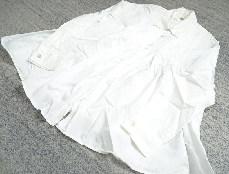 Yohji Yamamoto Yohji Yamamoto Pleated A-Line Shirt Dress by Yohji Yamamot Size US S / EU 44-46 / 1 - 2 Thumbnail