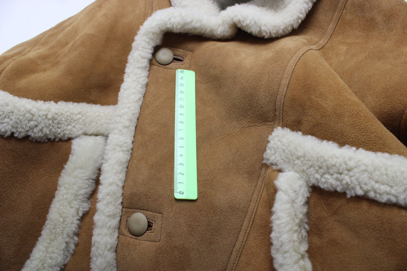 Sandro SANDRO Royal Jacket Women's MEDIUM Shearling Button Up Polo Size M / US 6-8 / IT 42-44 - 8 Thumbnail