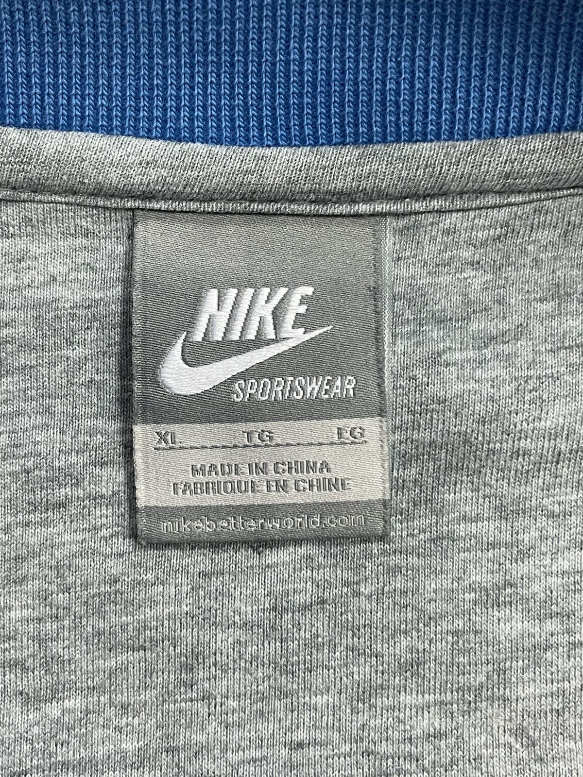 Nike Vintage Nike Small Logo Cotton Bomber Jacket Size US XL / EU 56 / 4 - 7 Thumbnail