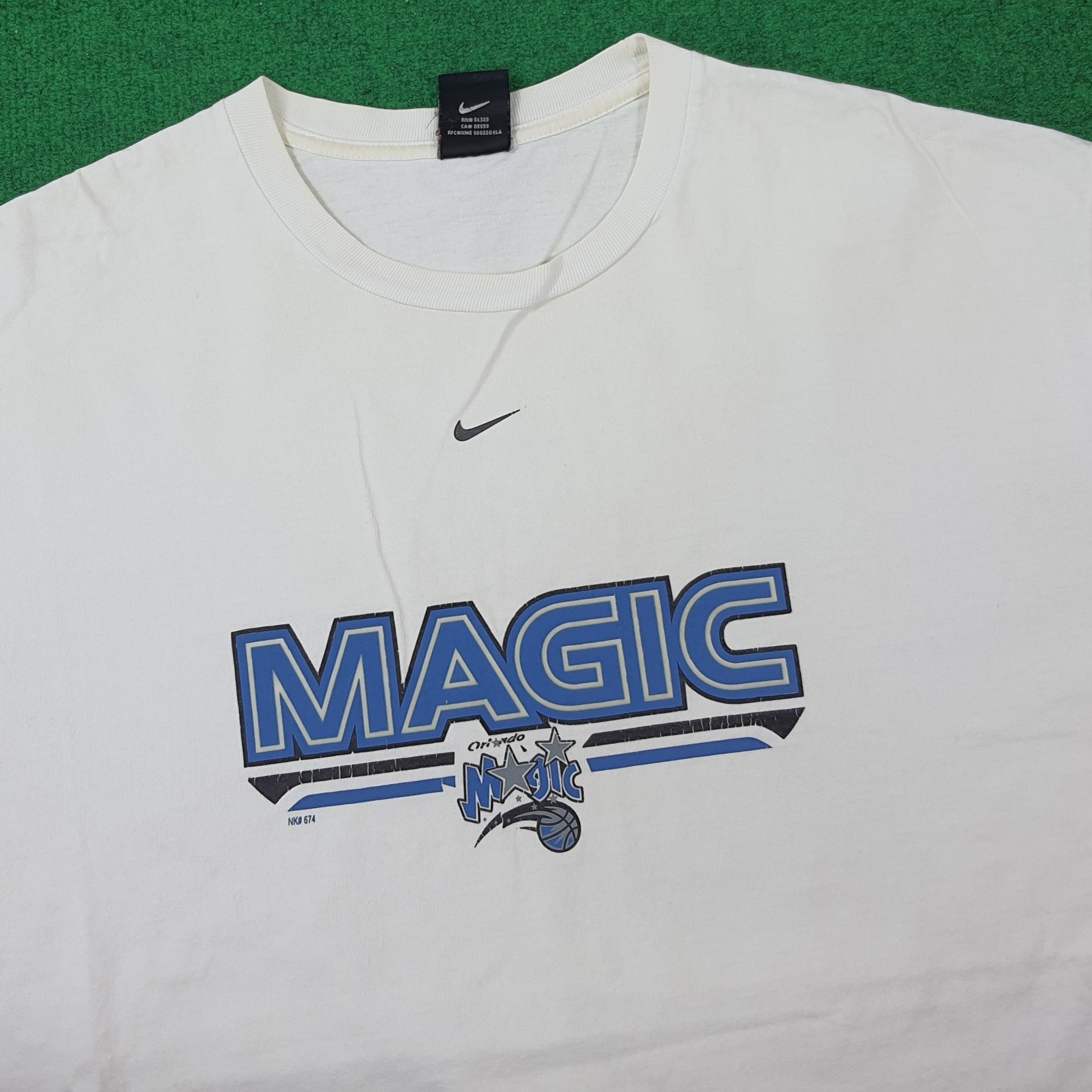 Nike × Vintage Vintage Nike Center Orlando Magic NBA Basketball Tshirt Size US XL / EU 56 / 4 - 2 Thumbnail