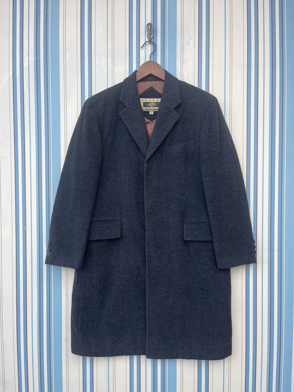 Designer JOSEPH ABBOUD WOOL LONG COAT Size US M / EU 48-50 / 2 - 1 Thumbnail