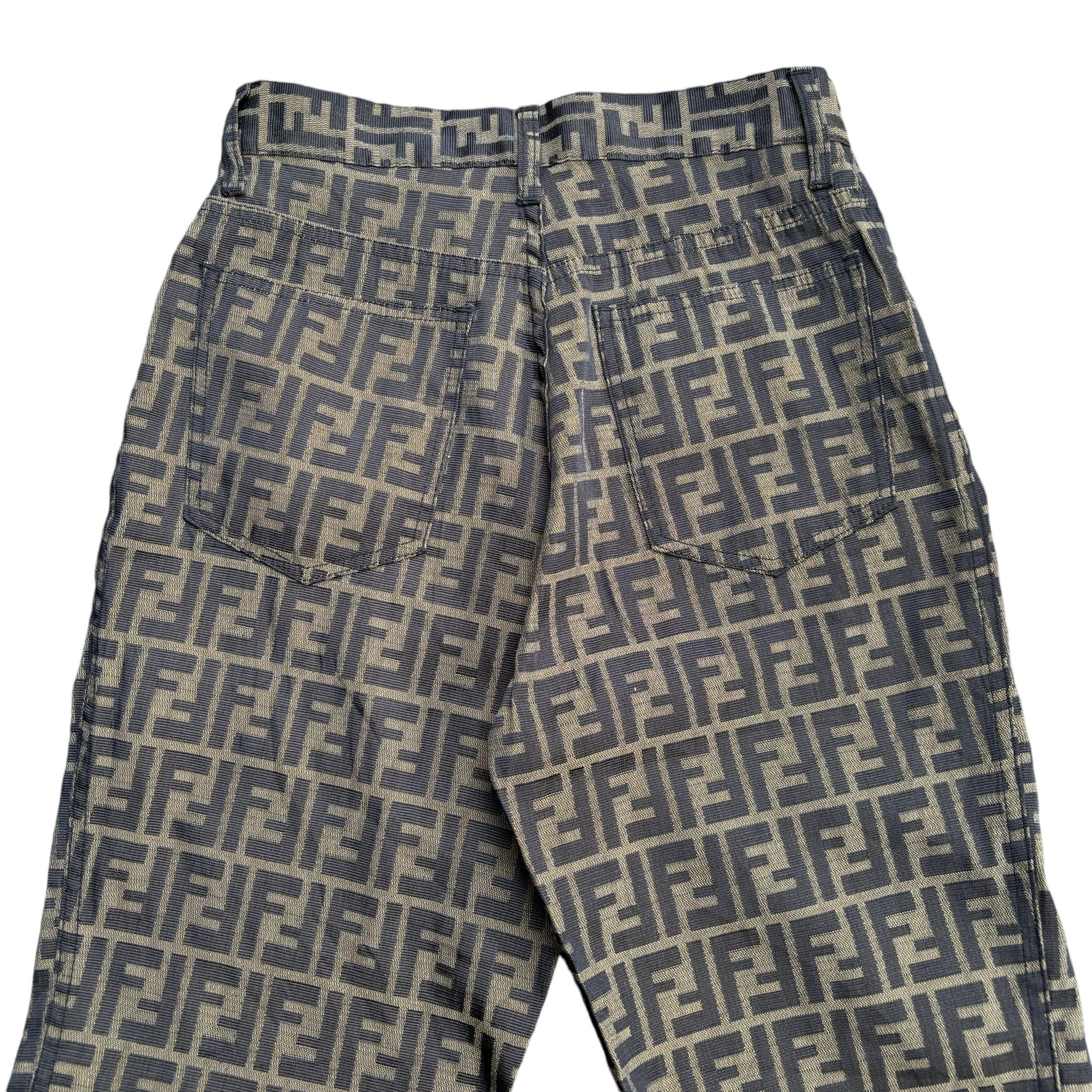Fendi Vintage Fendi Zucca Jeans Size 28" / US 6 / IT 42 - 5 Thumbnail