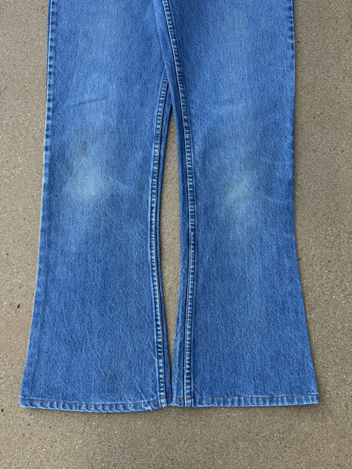 Levi's × Vintage Vtg 70’s Levi’s 646 Orange Tab Bellbottom Flare Jeans 32x31 Size US 32 / EU 48 - 3 Thumbnail