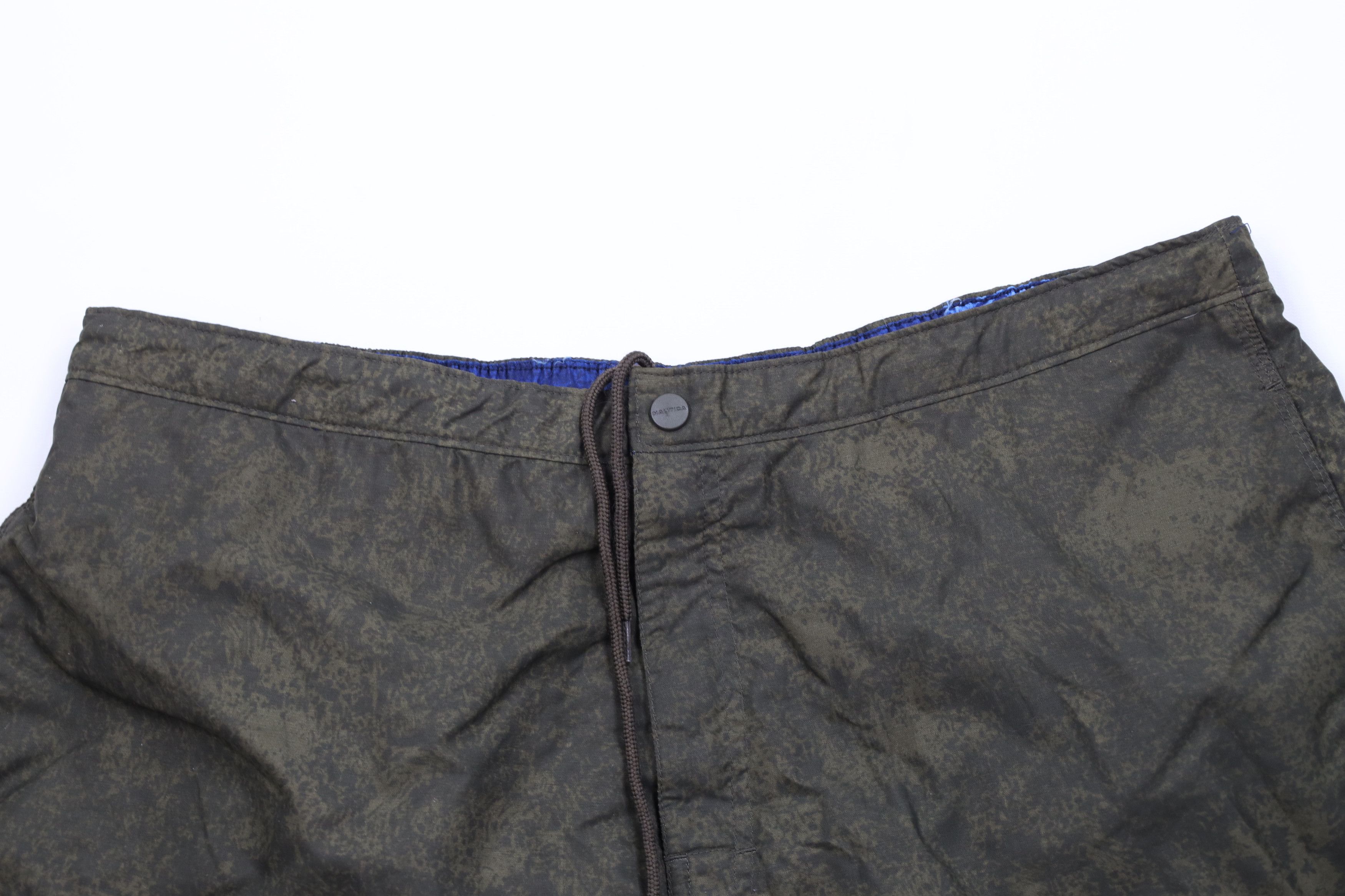 Nautica Vintage 90s Nautica Tribal Flower Lined Shorts Swim Trunks Size US 38 / EU 54 - 2 Thumbnail