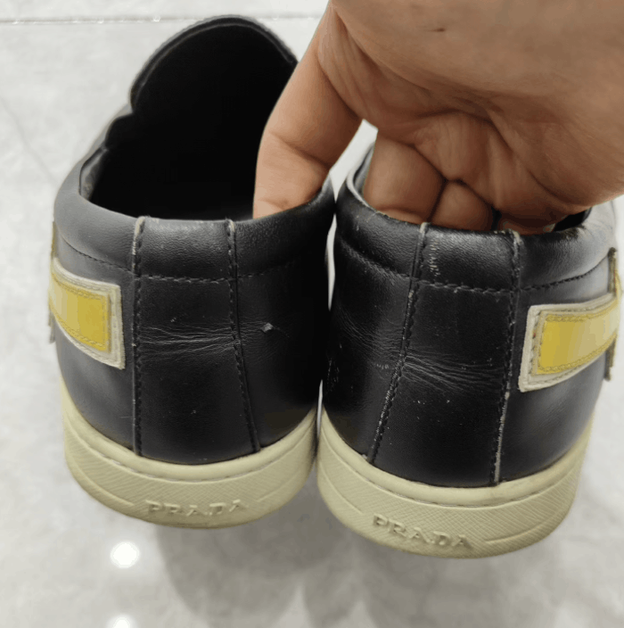 Prada PRADA Men's Black Leather Casual Shoes K29 Size US 9 / EU 42 - 5 Thumbnail