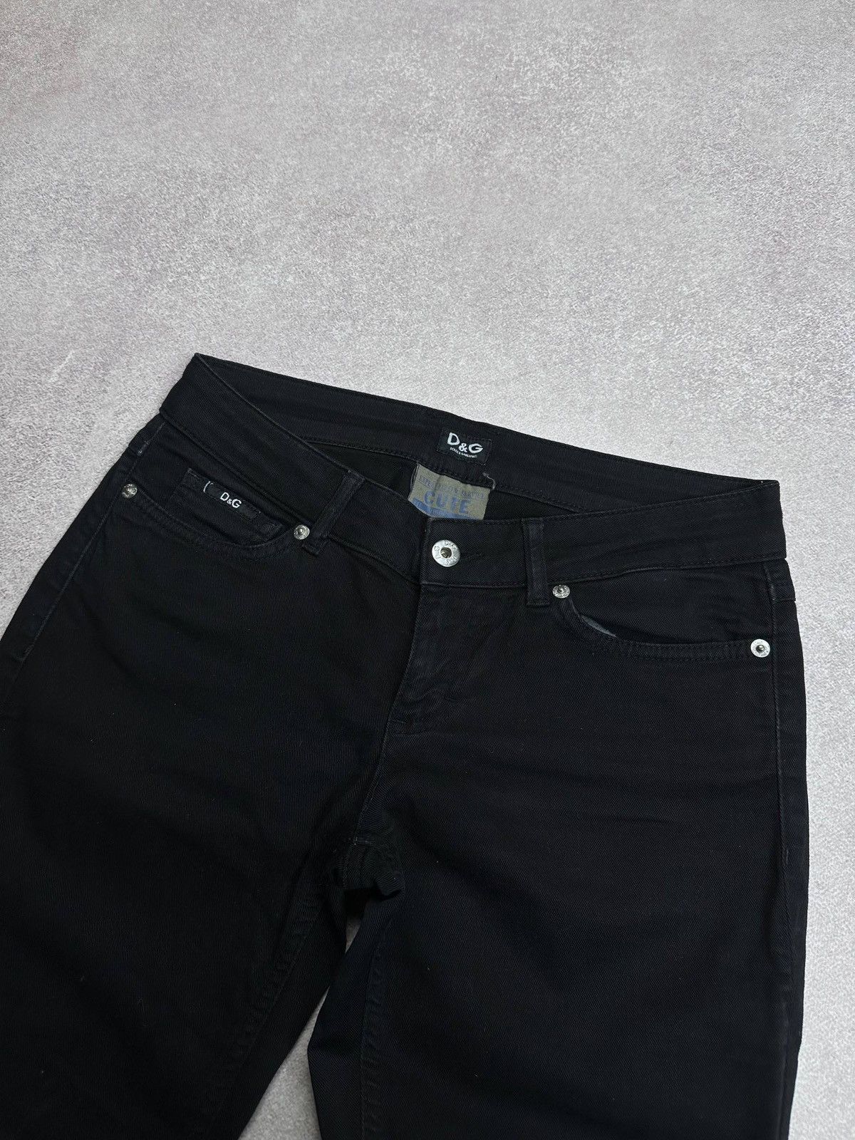 Dolce & Gabbana Vintage Dolce Gabbana Pocket Logo Pants Jeans 26 Womans Size 26" / US 2 / IT 38 - 5 Thumbnail