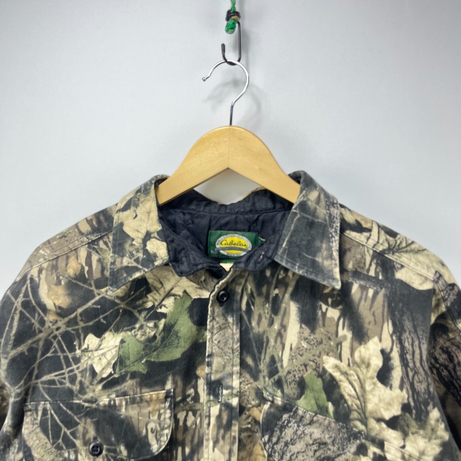Vintage Vintage Cabela's Realtree Camo Lined Jacket Large Hunting Size US L / EU 52-54 / 3 - 3 Thumbnail