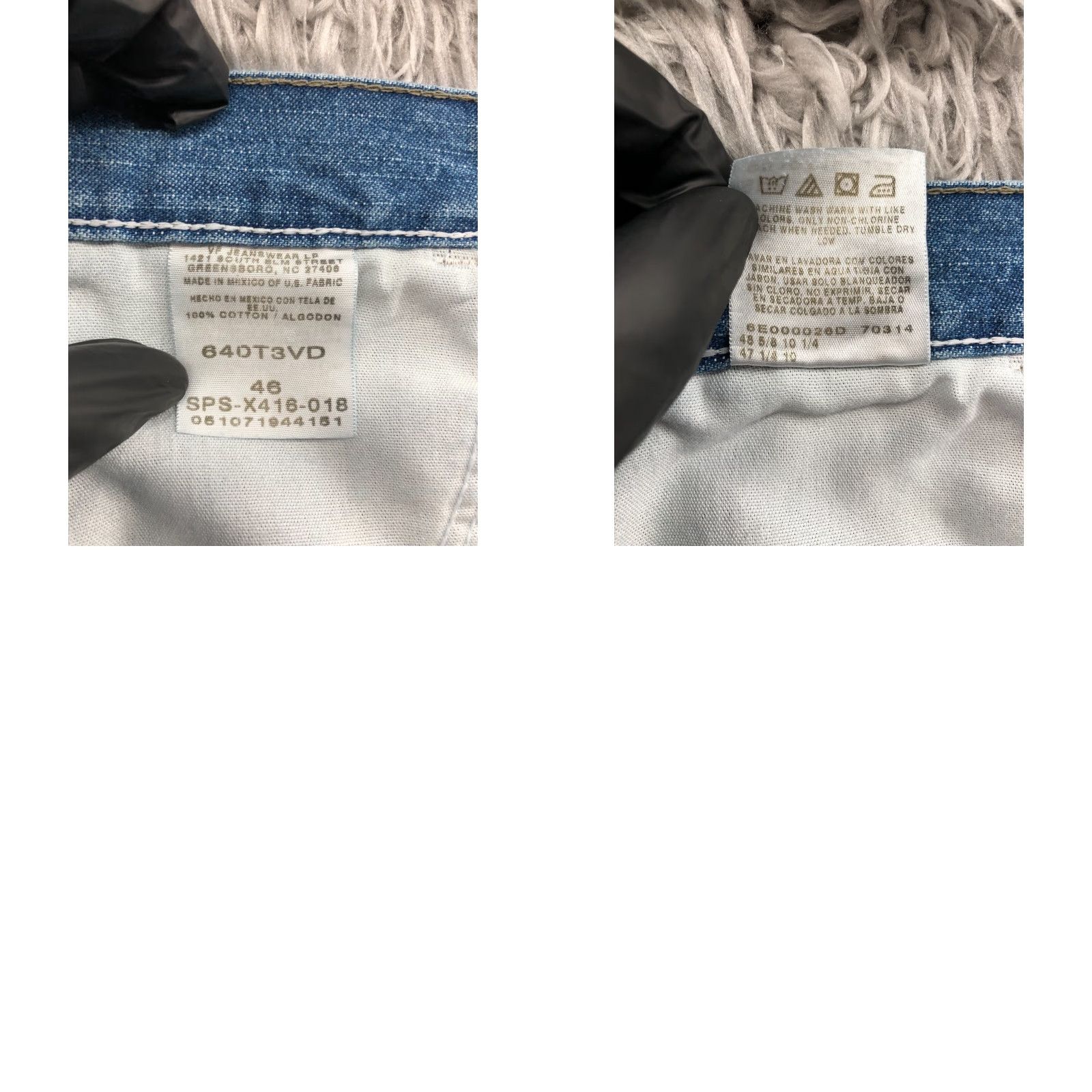 Wrangler Wrangler Original Carpenter Shorts Mens 46 Mid Rise Medium Wash Denim Bermuda 5-Pocket Belt Loops Blue Cotton Blend Regular Mens Size US 30 / EU 46 - 8 Thumbnail