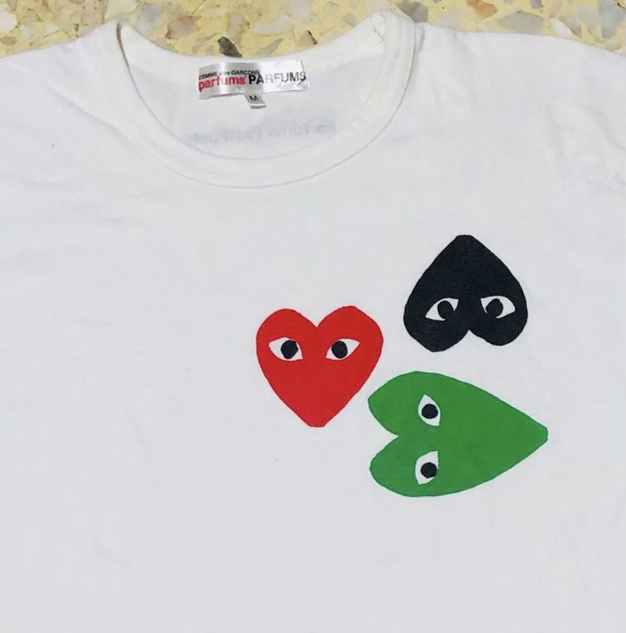 Comme des Garcons VINTAGE COMME DES GARCONS PARFUMS HEART TEE VERY RARE Size US S / EU 44-46 / 1 - 2 Thumbnail