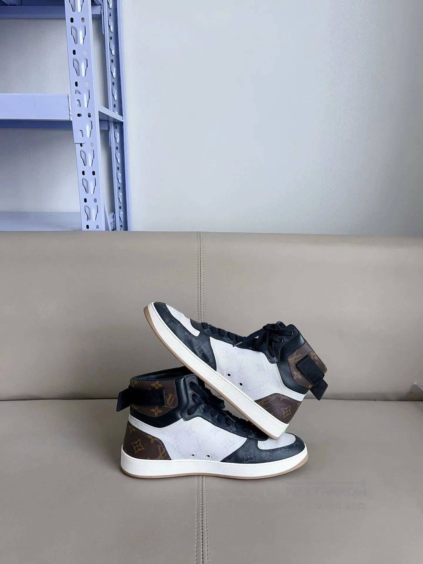 Louis Vuitton louis vuitton lv rivoli high-top sneakers. Size US 10 / EU 43 - 5 Thumbnail