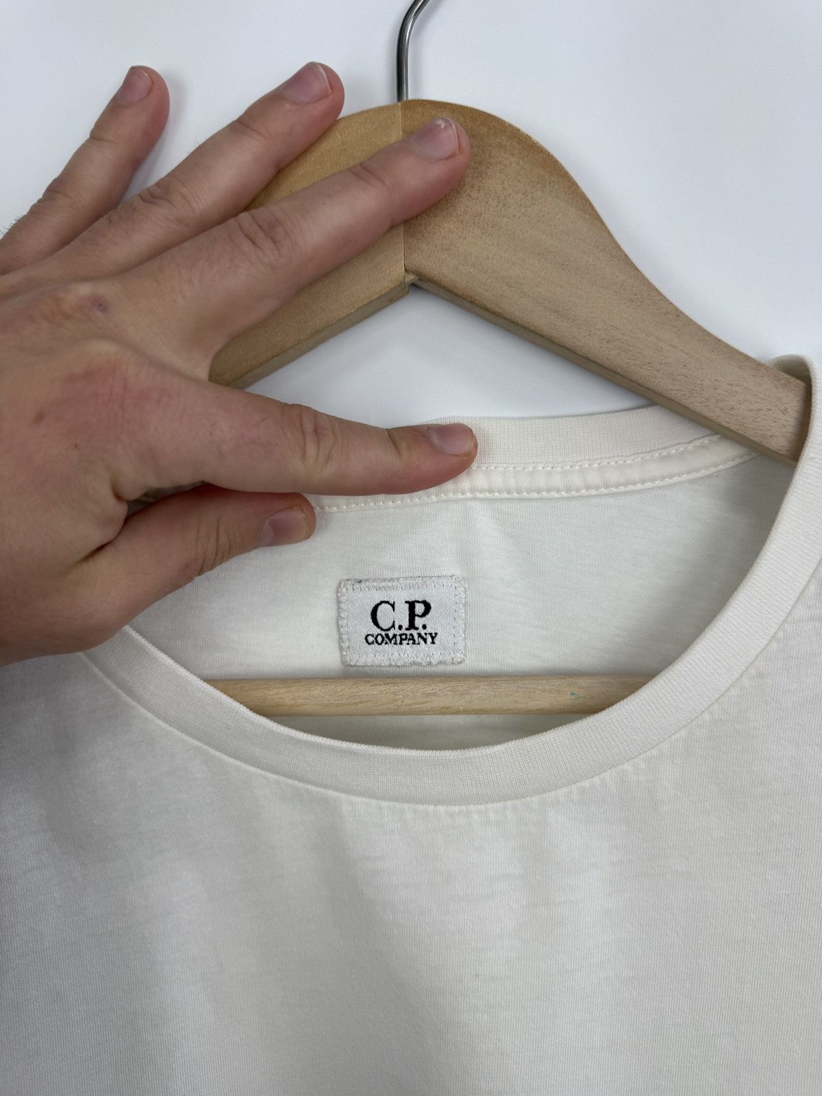 C.P. Company 🇮🇹 Y2K C. P. Company Lens Pocket T-Shirt Rare Retro Size US XL / EU 56 / 4 - 4 Thumbnail