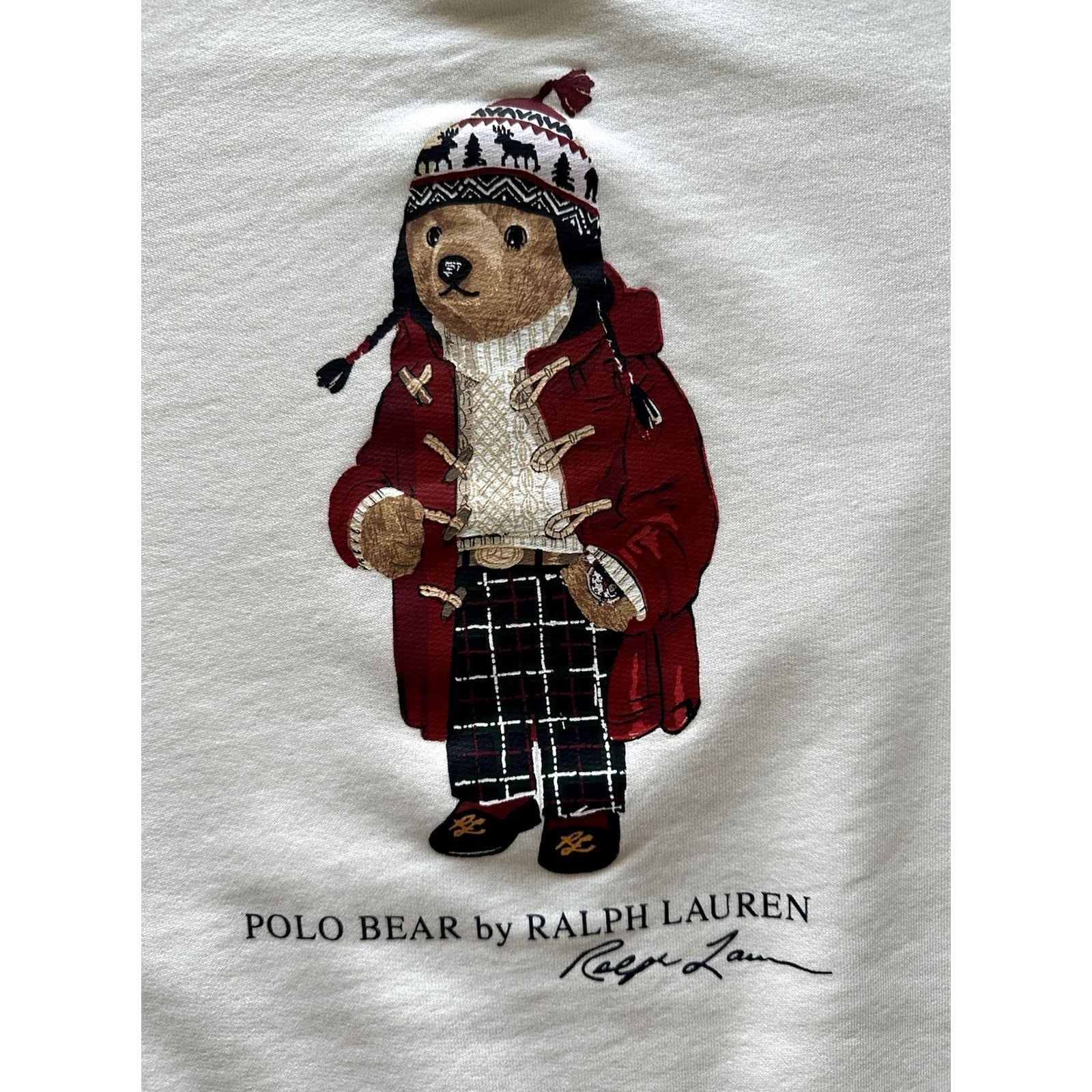Polo Ralph Lauren VINTAGE Polo Ralph Lauren Sweatshirt Polo Bear Ski Winter Beige M Mens Chest 22” Length 24.5” Pullover Size US M / EU 48-50 / 2 - 2 Thumbnail