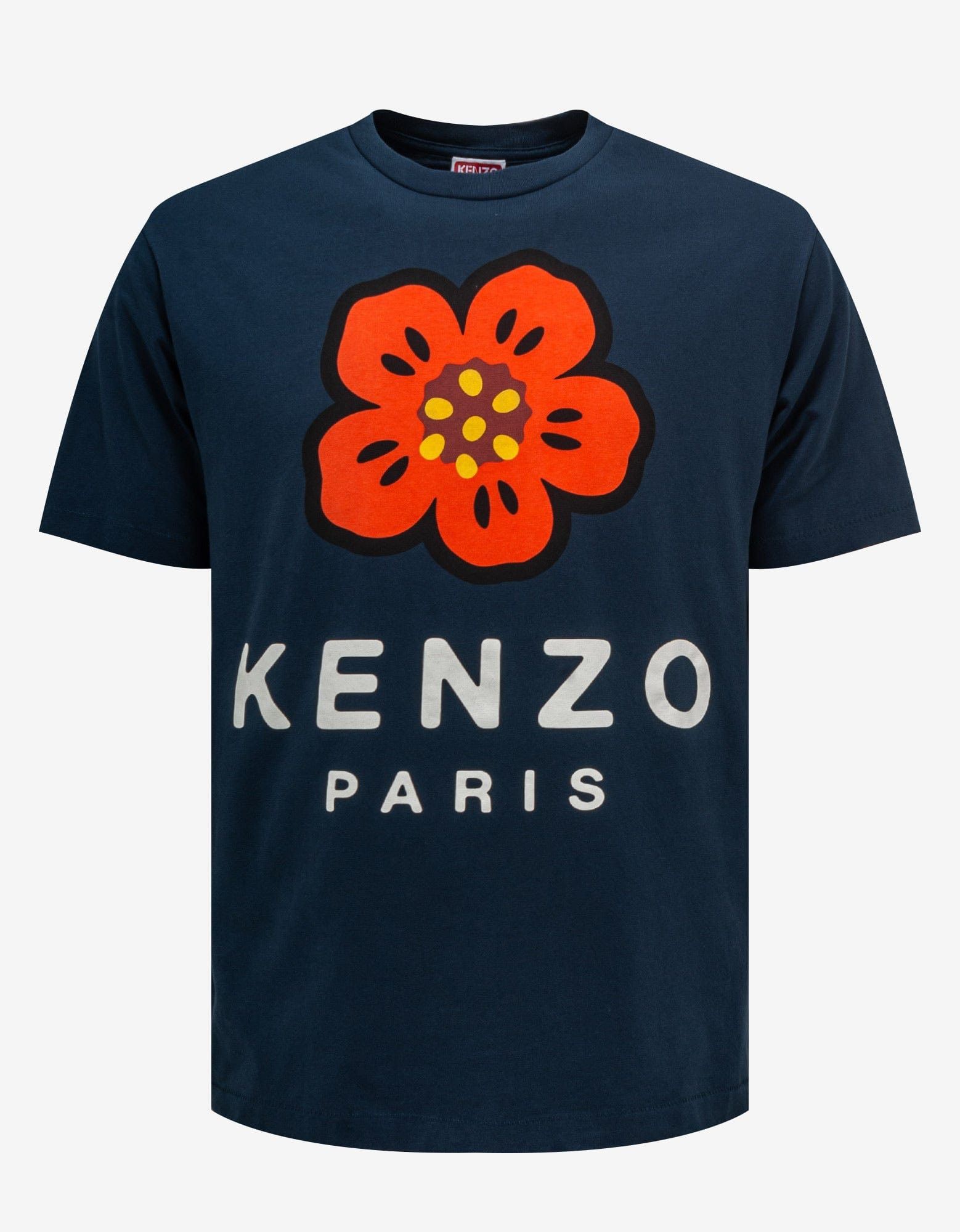 image of Kenzo Blue Boke Flower T-Shirt, Men's (Size Small)