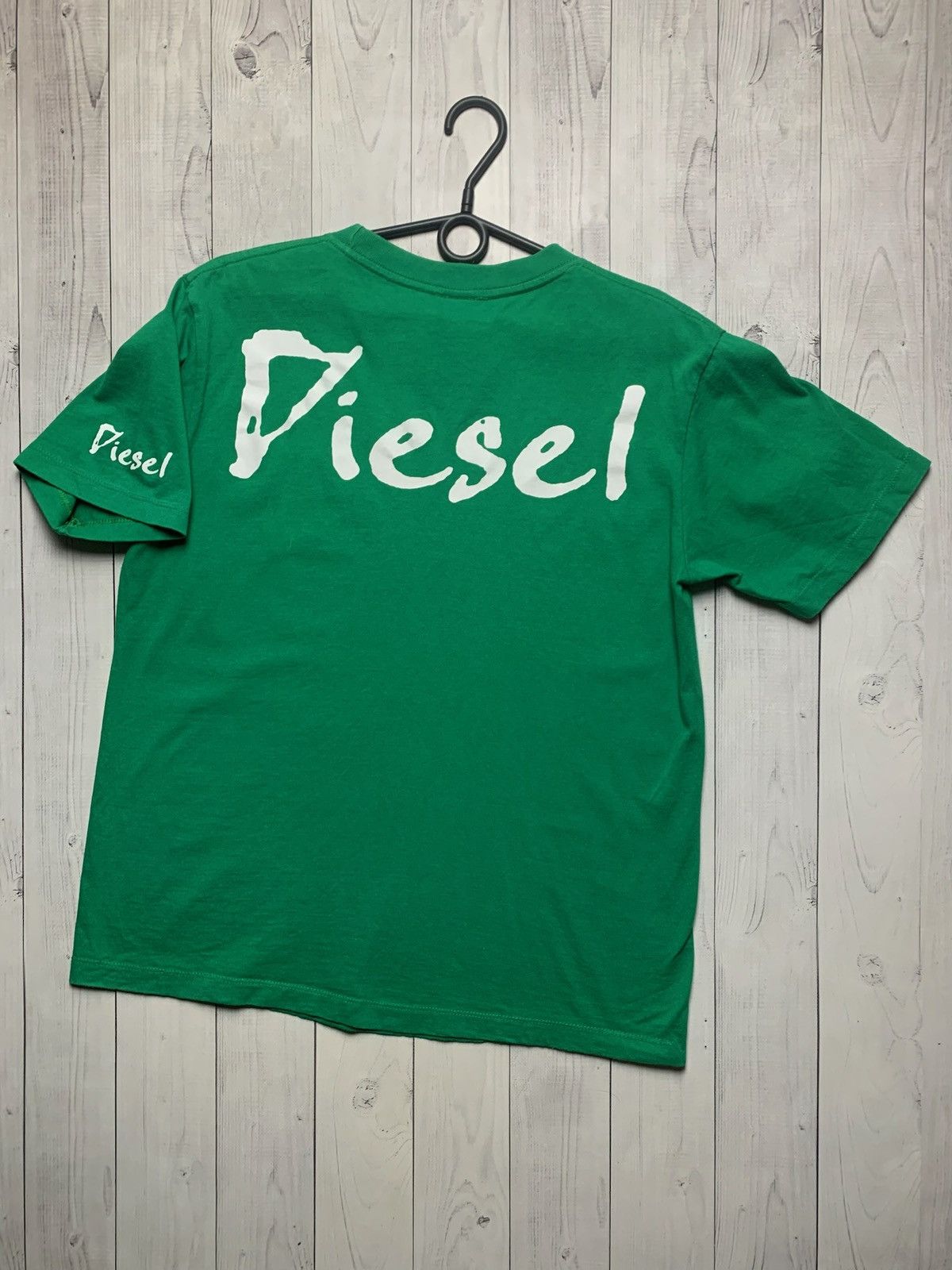 Diesel × Vintage Vintage Diesel green tee big logo size L Size US L / EU 52-54 / 3 - 1 Thumbnail