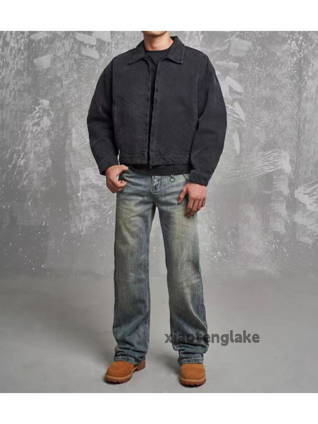 Jean × Vintage washed faded cleanfit yuppie y2k loose punk jeans Size US 28 / EU 44 - 4 Thumbnail