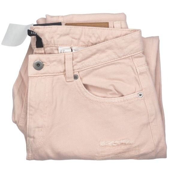 H&M H&M Divided Boyfriend Jeans Powder Pink Distressed Size 30" / US 8 / IT 44 - 3 Thumbnail