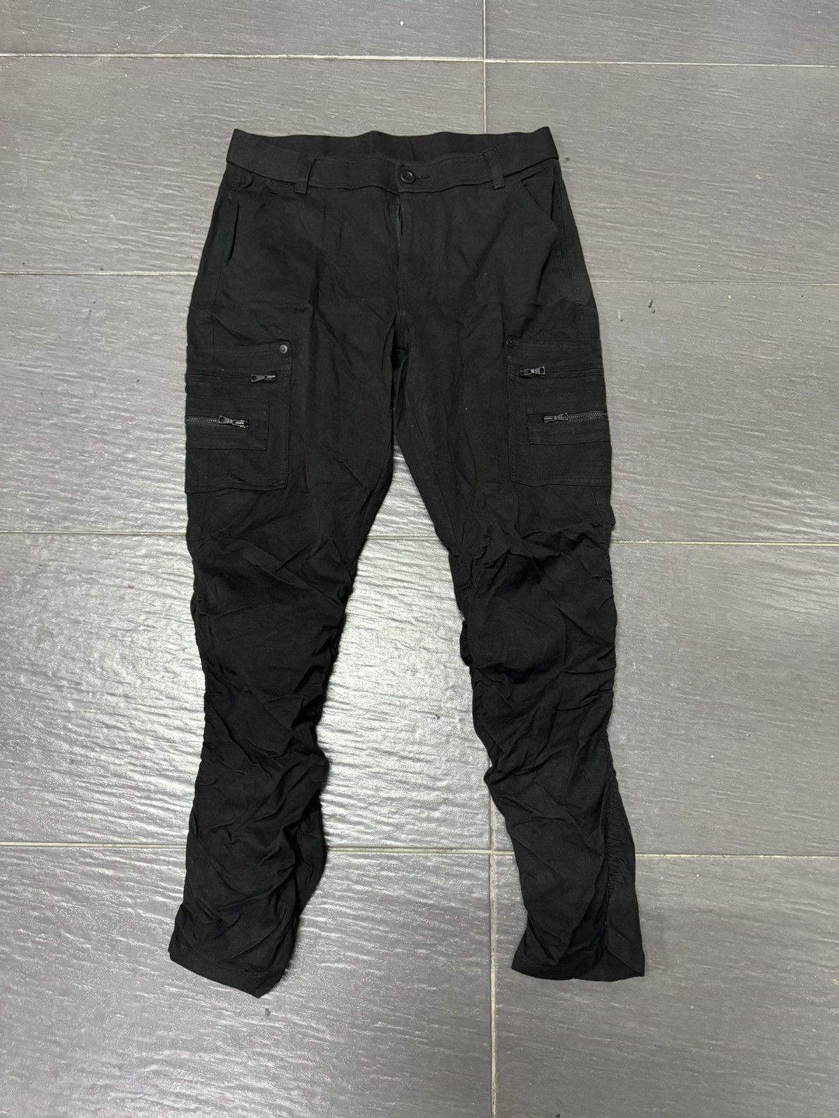 image of Seditionaries Malani Punk Style Curly Cargo Pants in Black, Women's (Size 30)