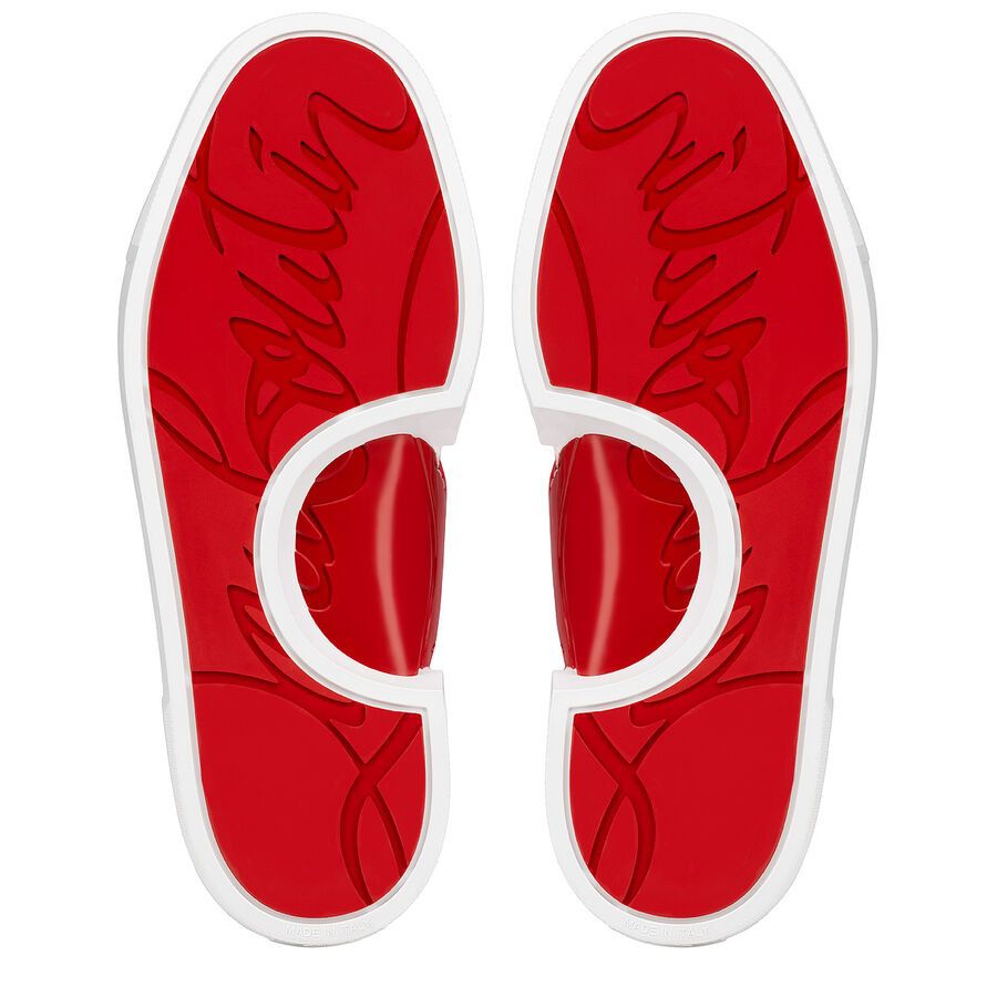 Christian Louboutin oc11z0425 Adolon Junior Flat in White Size US 10 / EU 43 - 5 Thumbnail