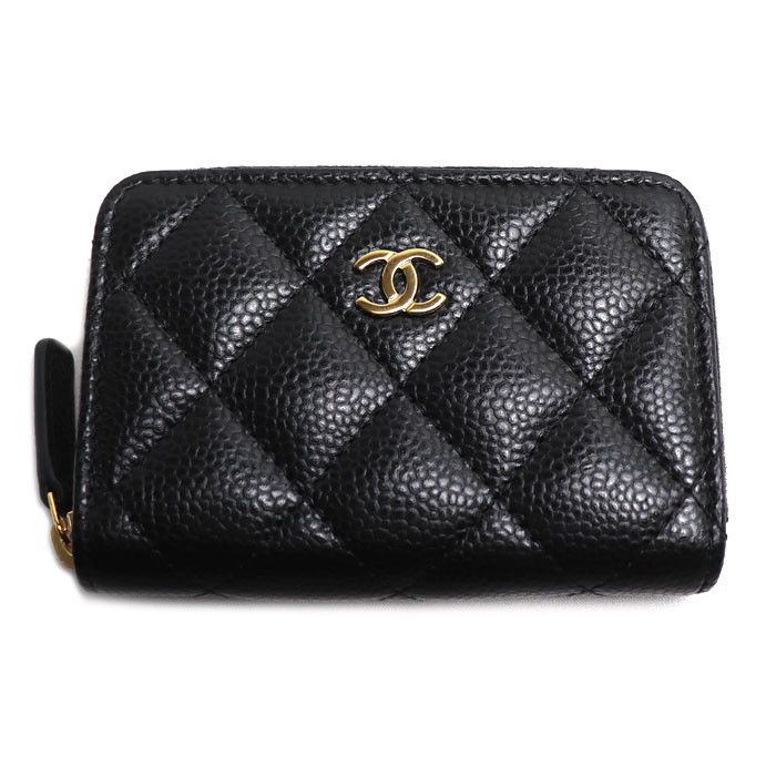 Chanel Chanel CHANEL Classic Zip Coin Purse Grained Calfskin Coin Purse Leather Coin Case AP0216 DUTY FREE for USA Size ONE SIZE - 1 Thumbnail