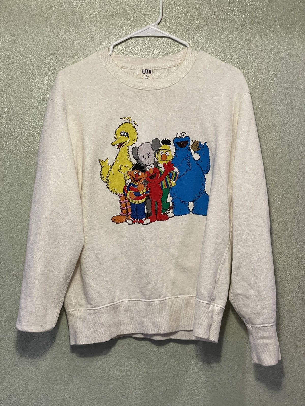 Kaws Sesame Street Sweater Grailed
