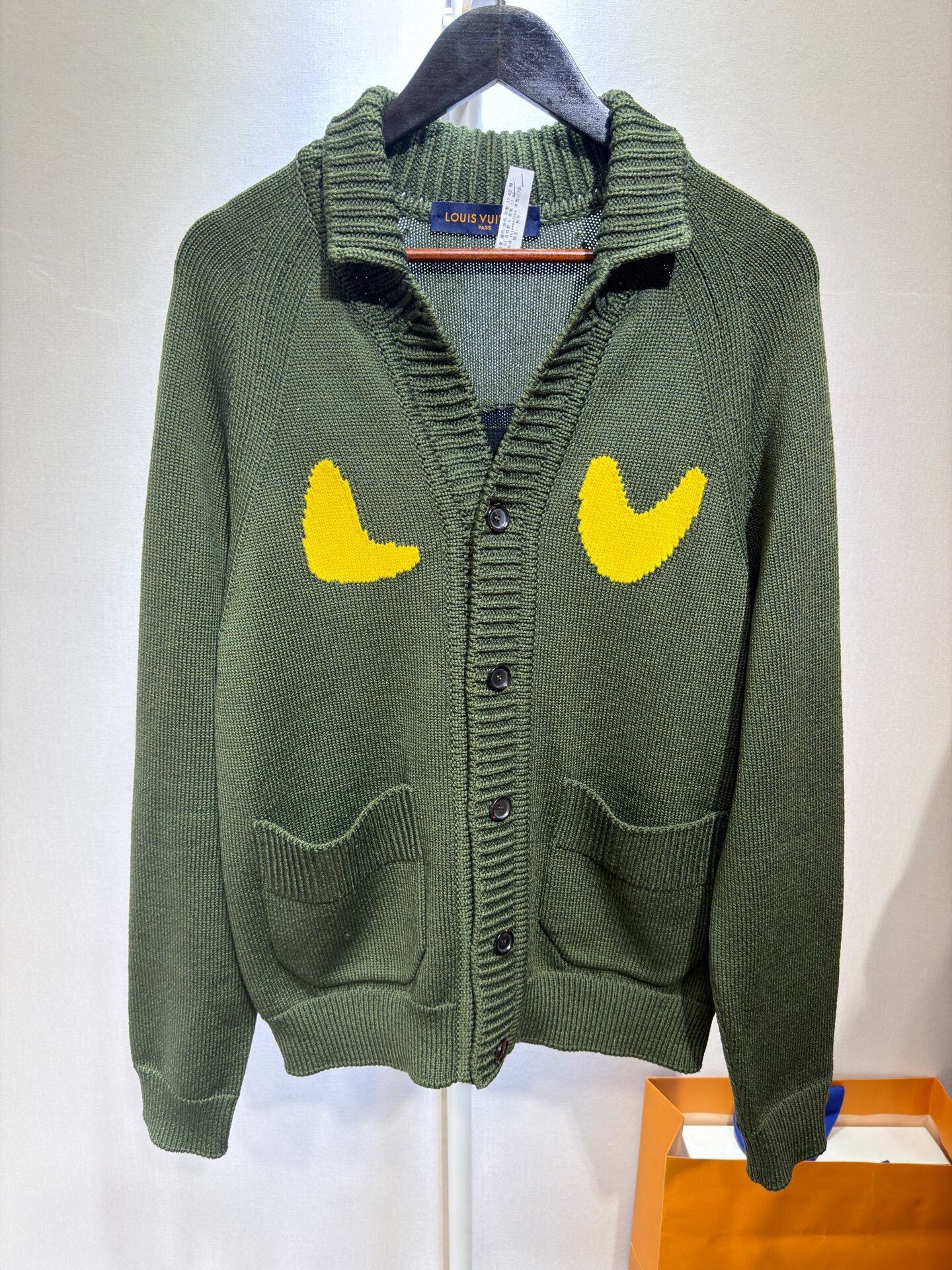 Louis Vuitton Louis Vuitton Nigo Collaboration Green Sweater Size US M / EU 48-50 / 2 - 1 Thumbnail