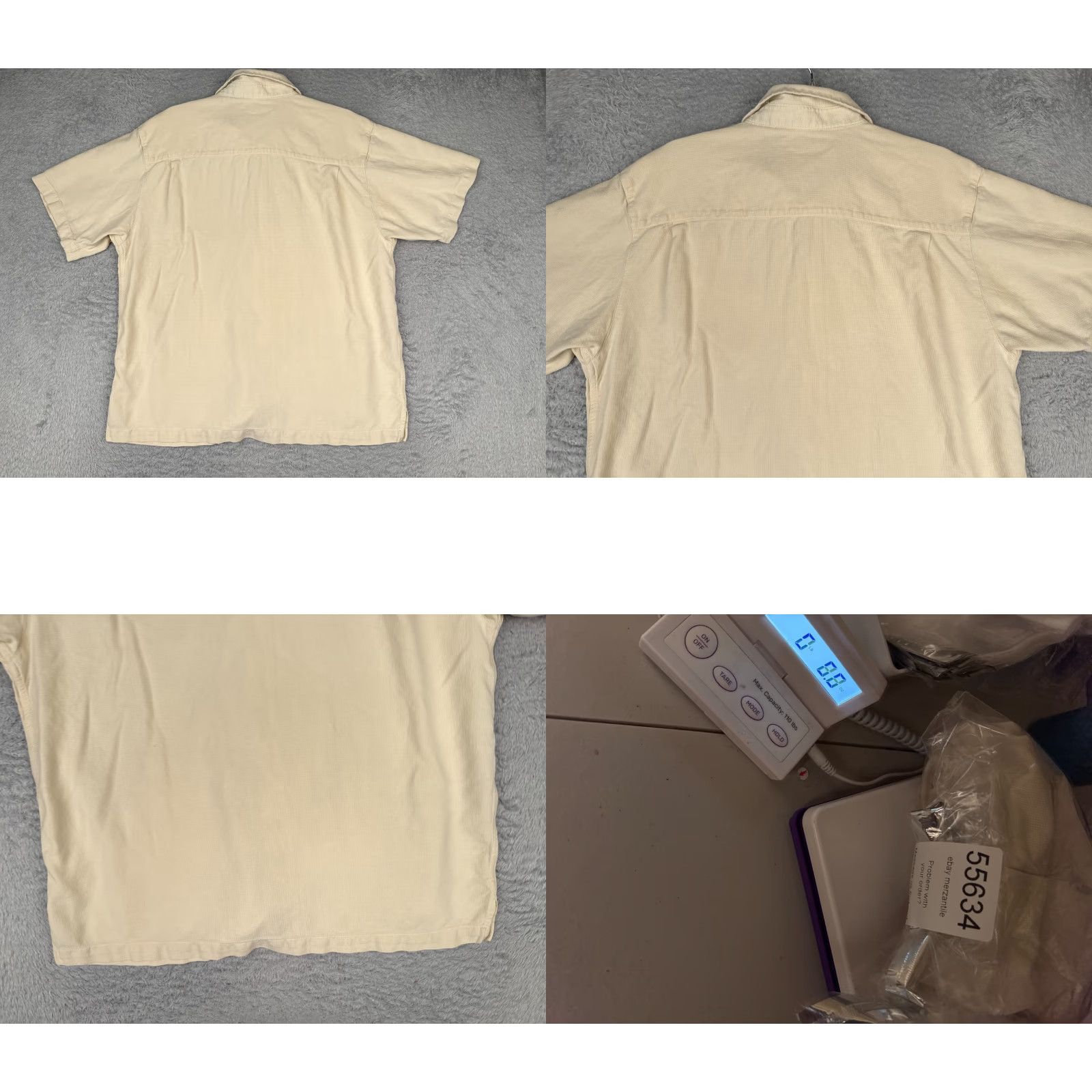 Vintage VINTAGE Island Republic Shirt Men XL Ivory Silk Button Hawaiian Short Slev READ Size US XL / EU 56 / 4 - 9 Thumbnail