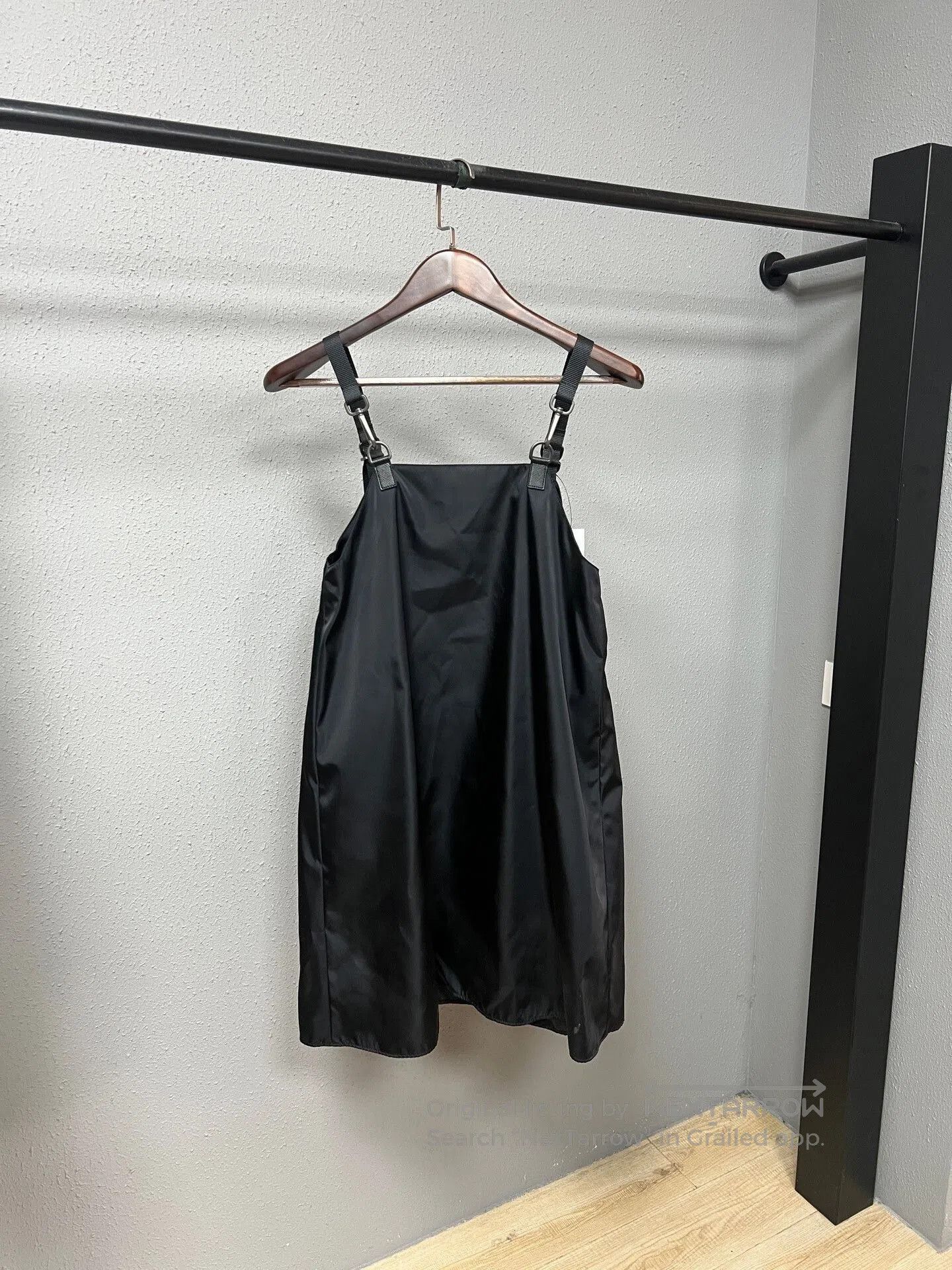 Prada prada black nylon strap skirt. Size ONE SIZE - 2 Thumbnail